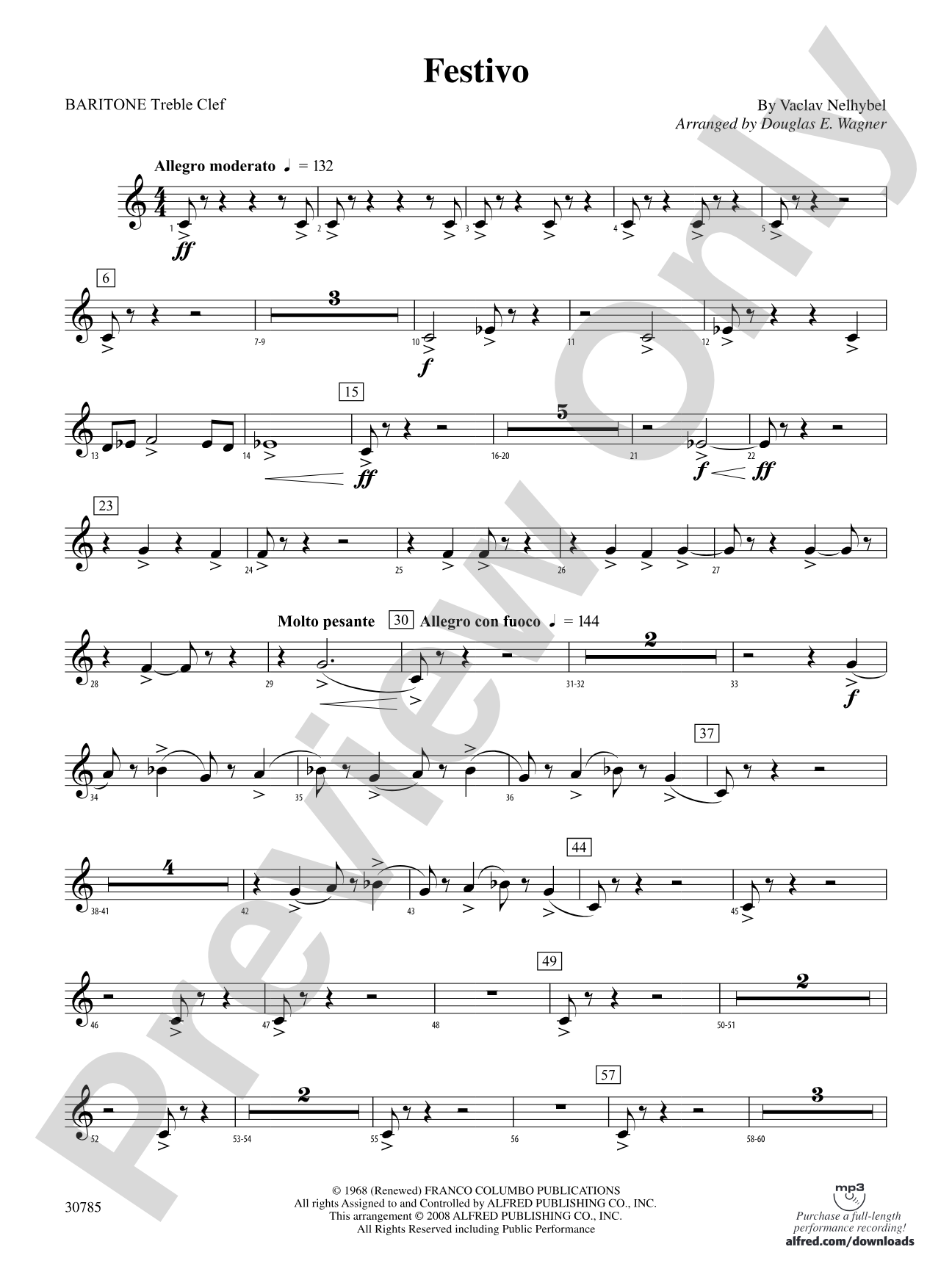 Festivo: Baritone T.C.