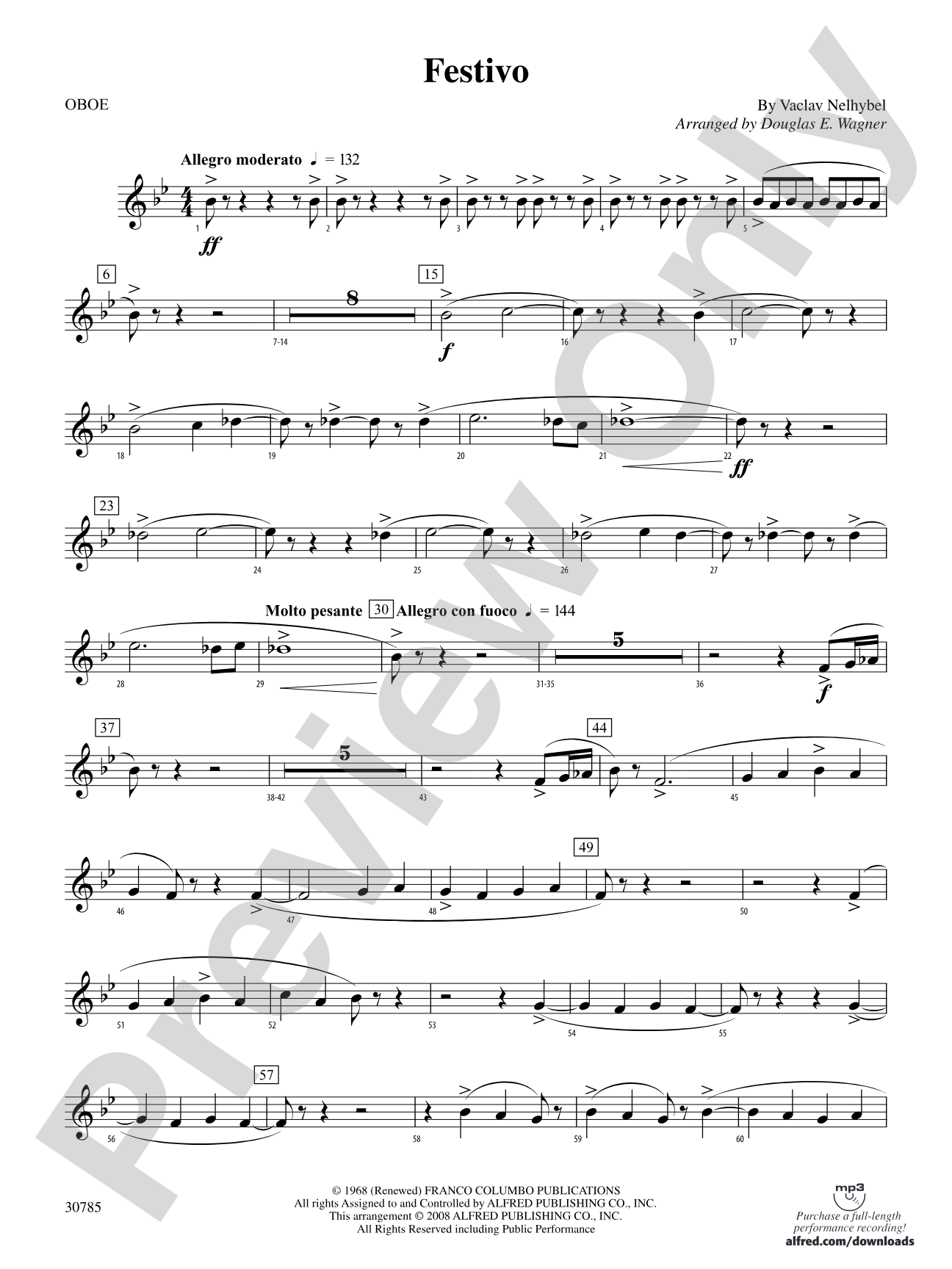 Festivo: Oboe