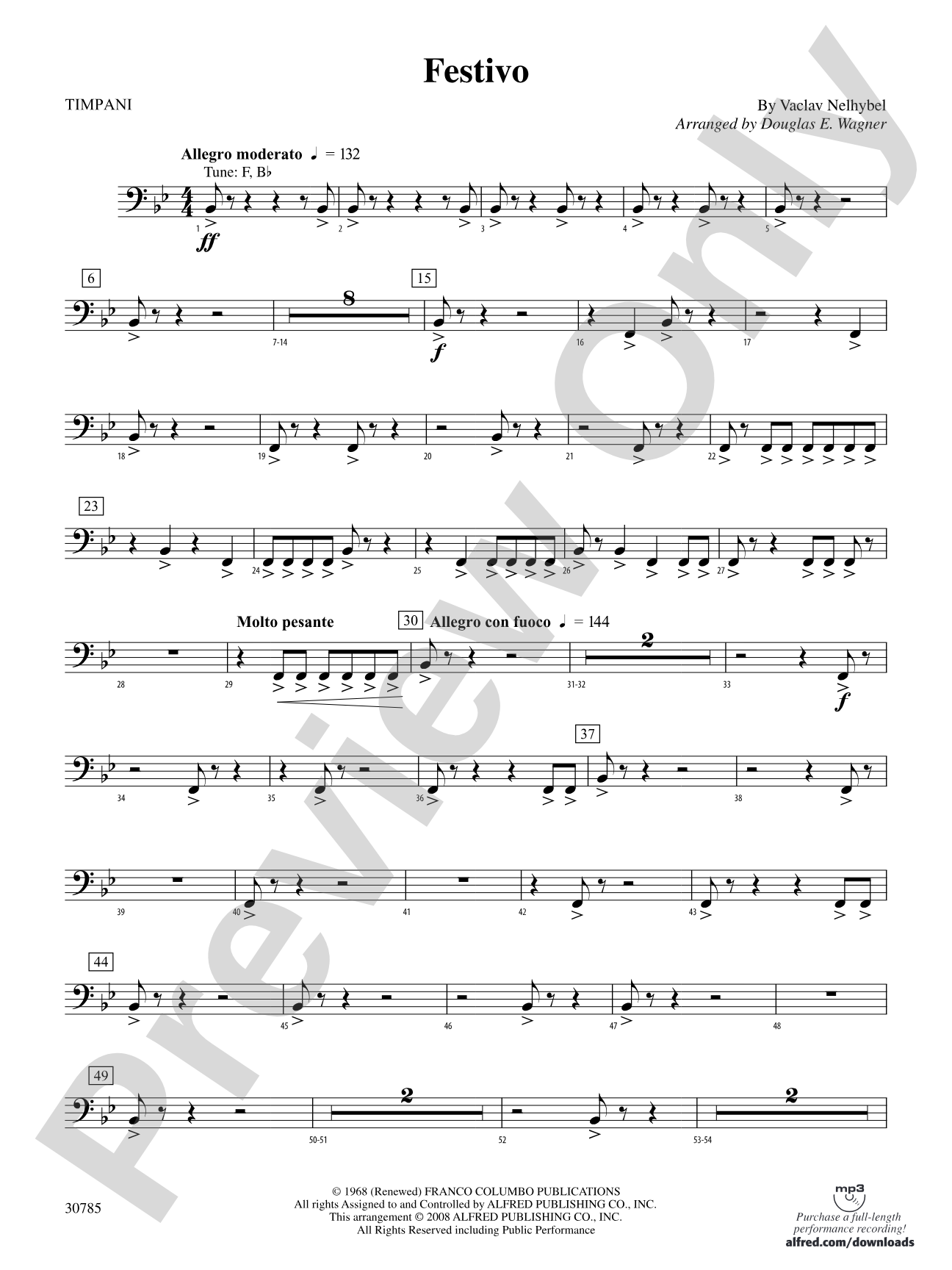 Festivo: Timpani