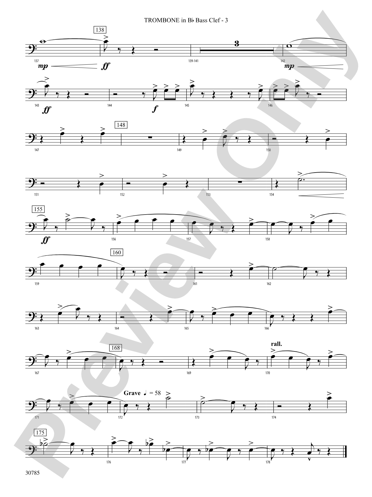 Festivo: (wp) 1st B-flat Trombone B.C.