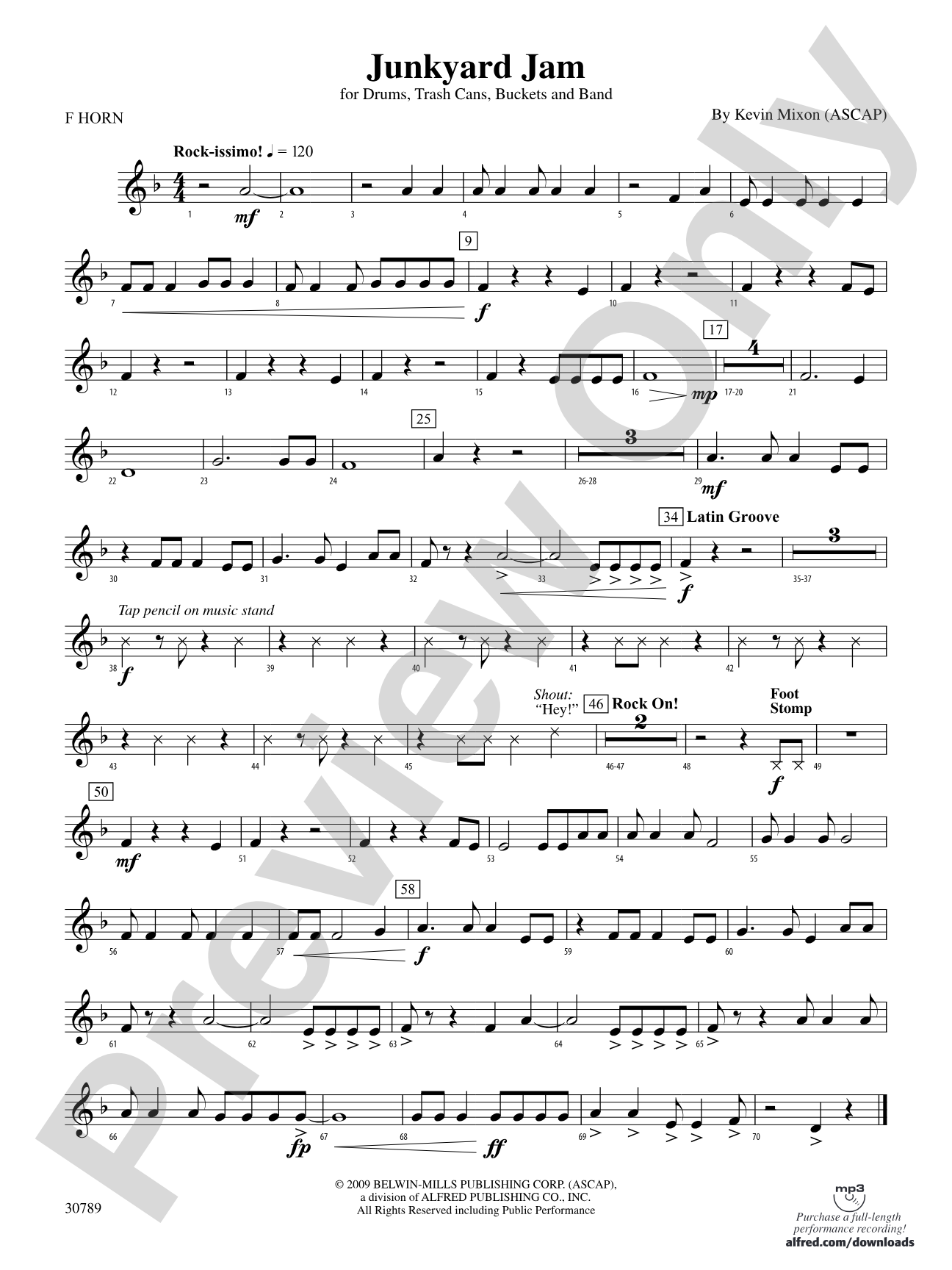 Junkyard Jam: 1st F Horn
