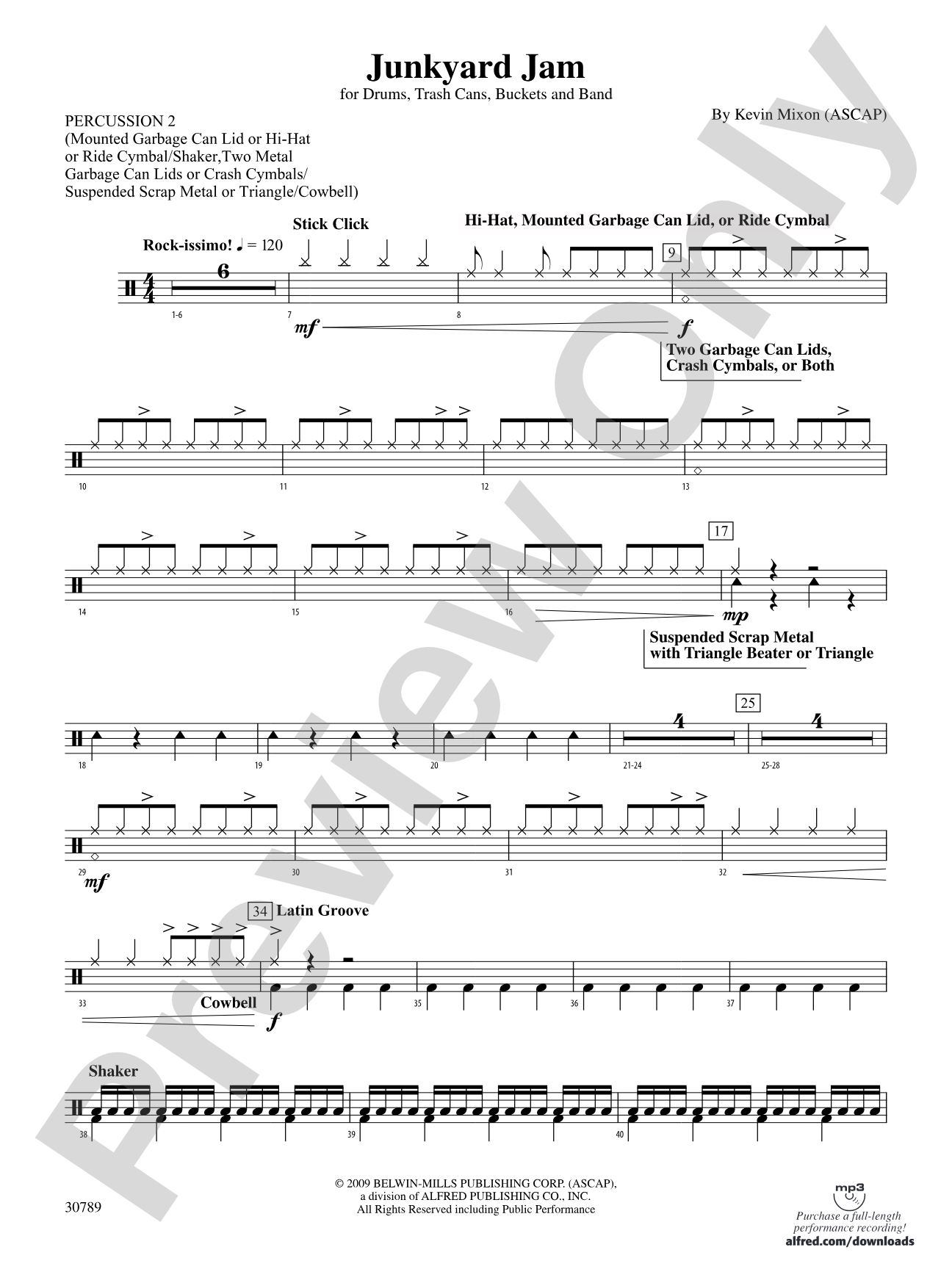 Junkyard Jam: 2nd Percussion