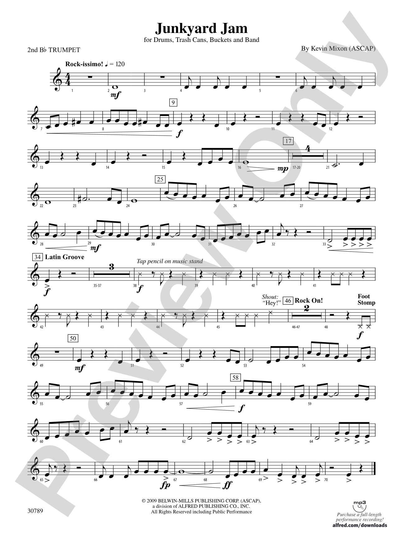 Junkyard Jam: 2nd B-flat Trumpet