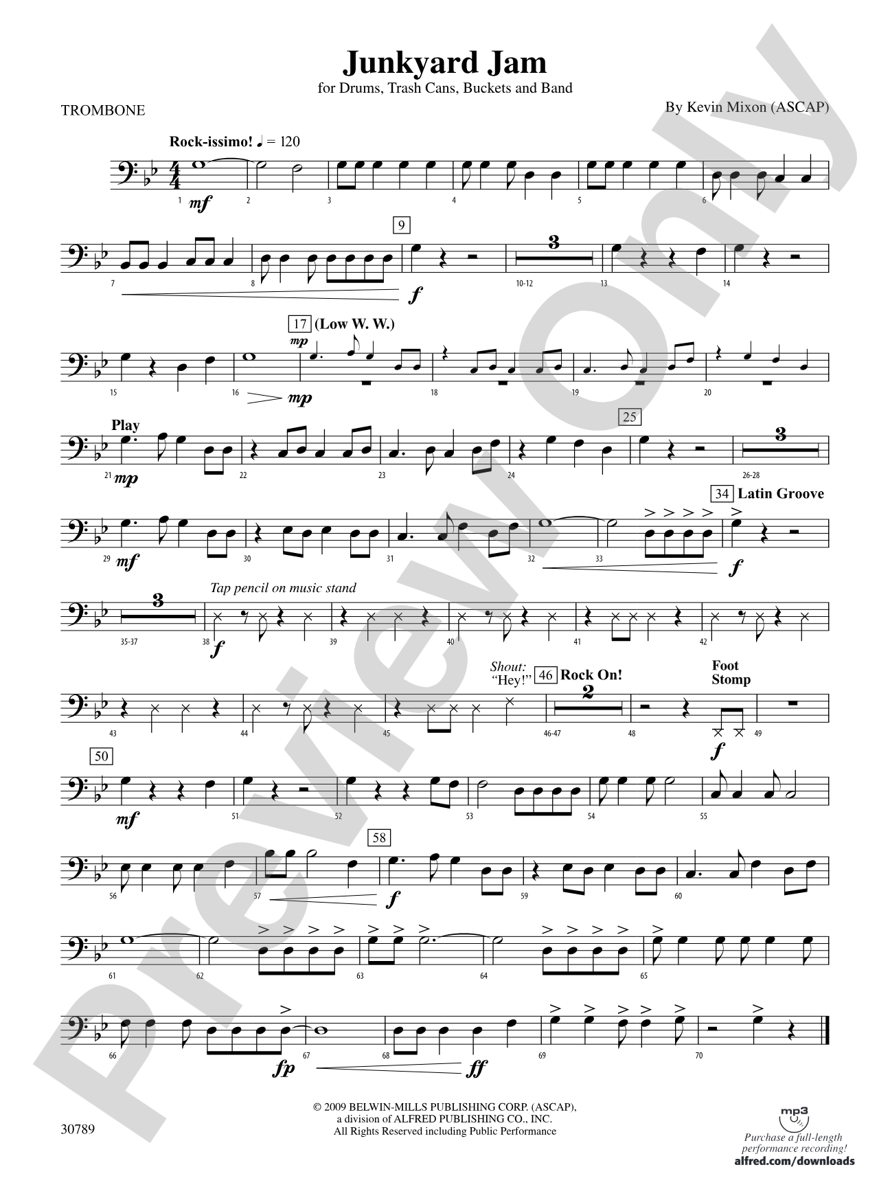 Junkyard Jam: 1st Trombone