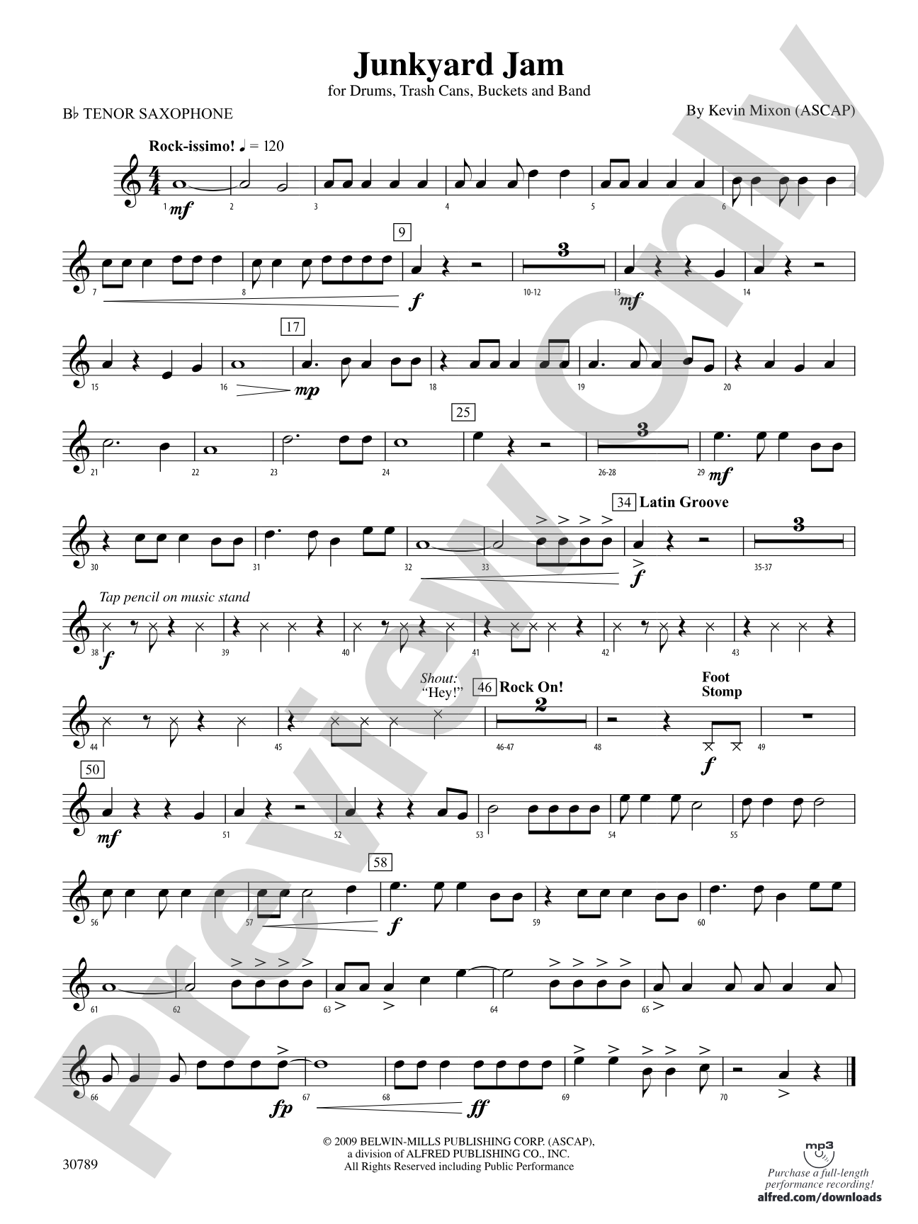 Junkyard Jam: B-flat Tenor Saxophone
