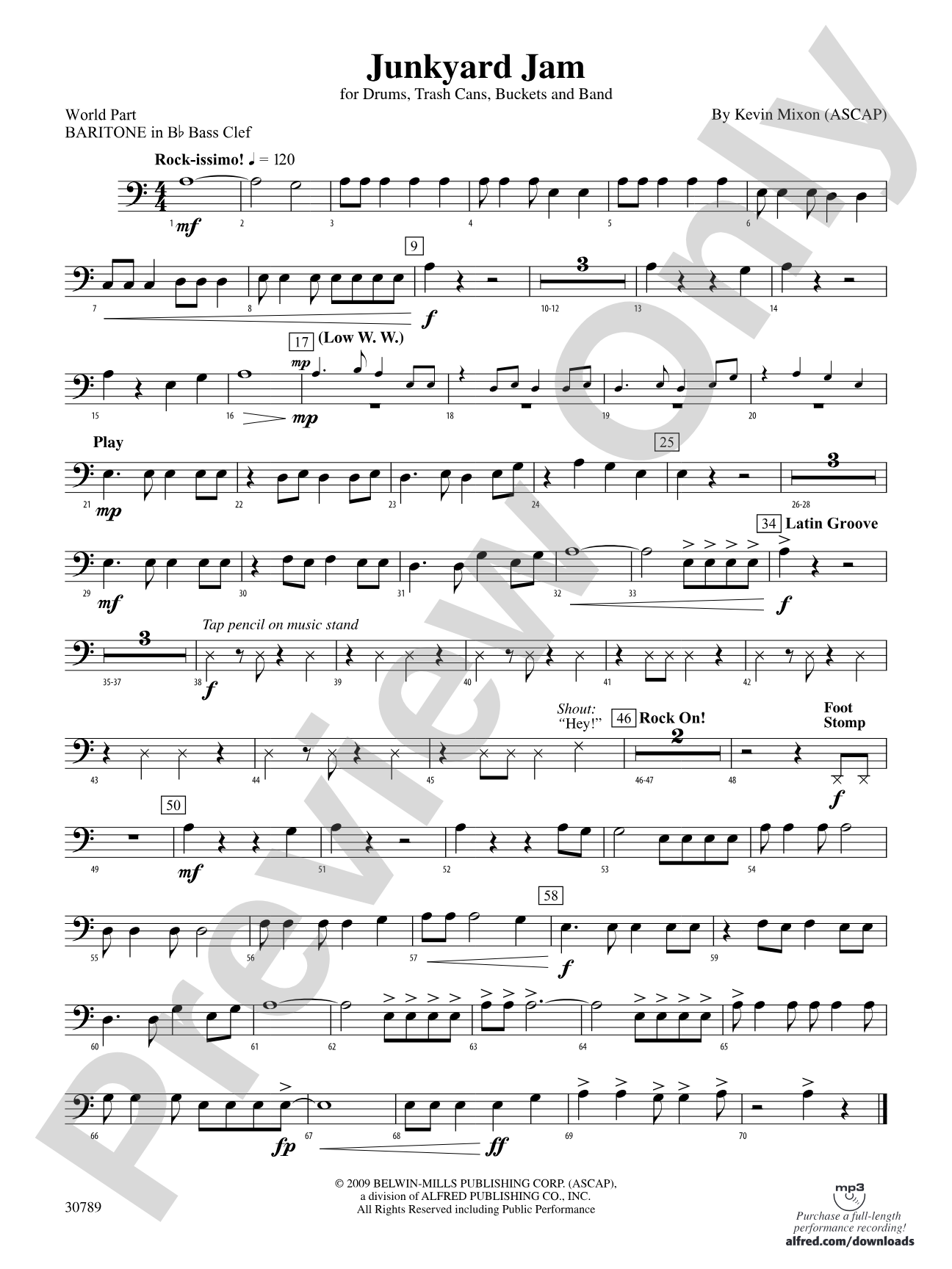 Junkyard Jam: (wp) B-flat Baritone B.C.