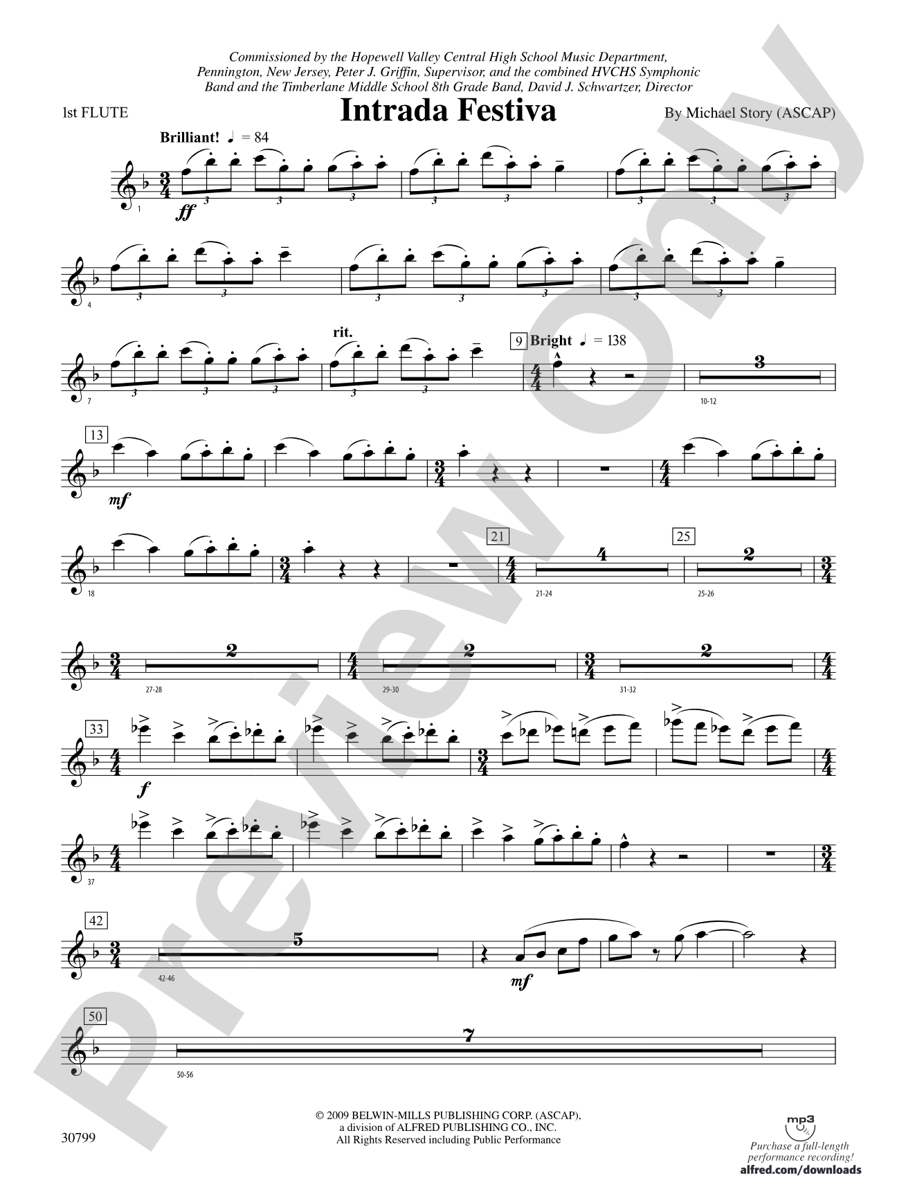 Intrada Festiva: Flute