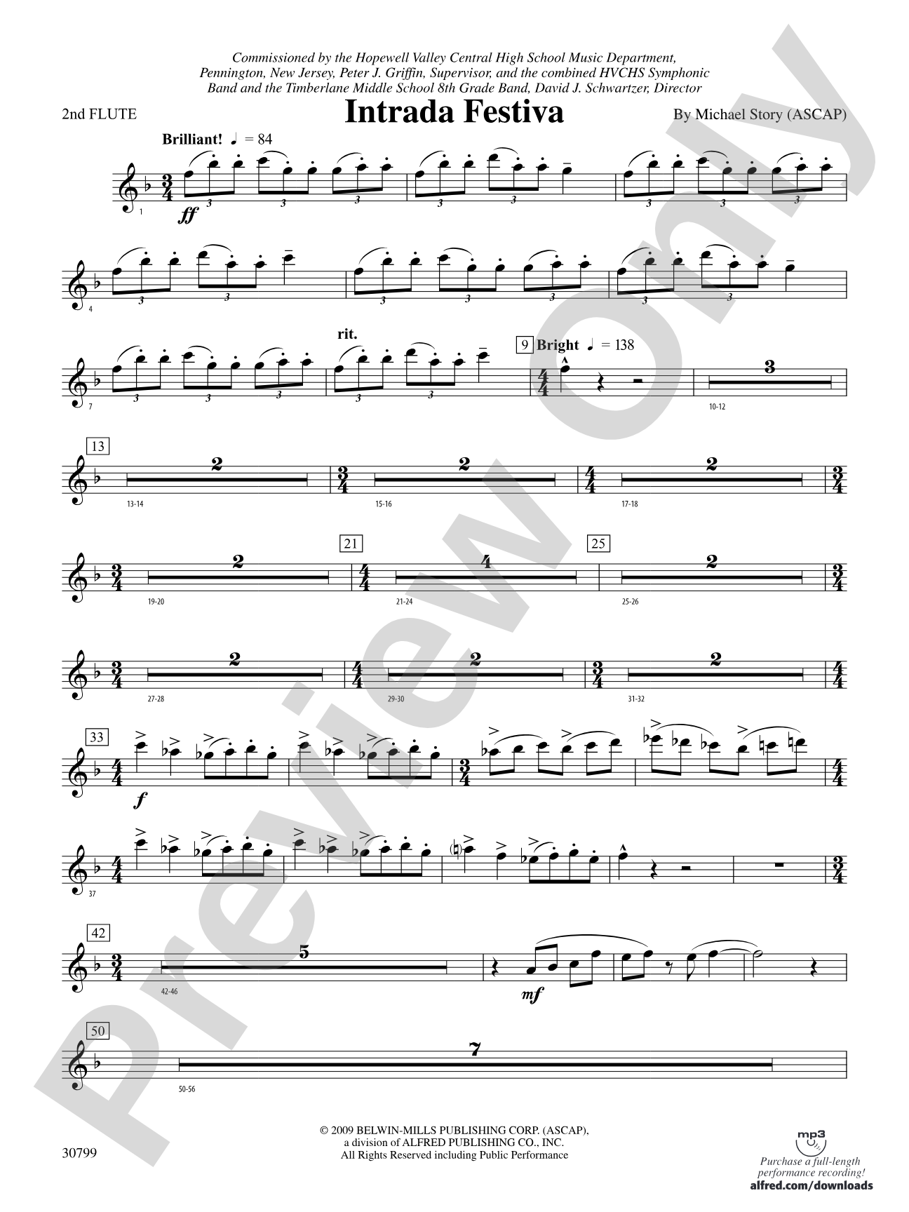 Intrada Festiva: 2nd Flute