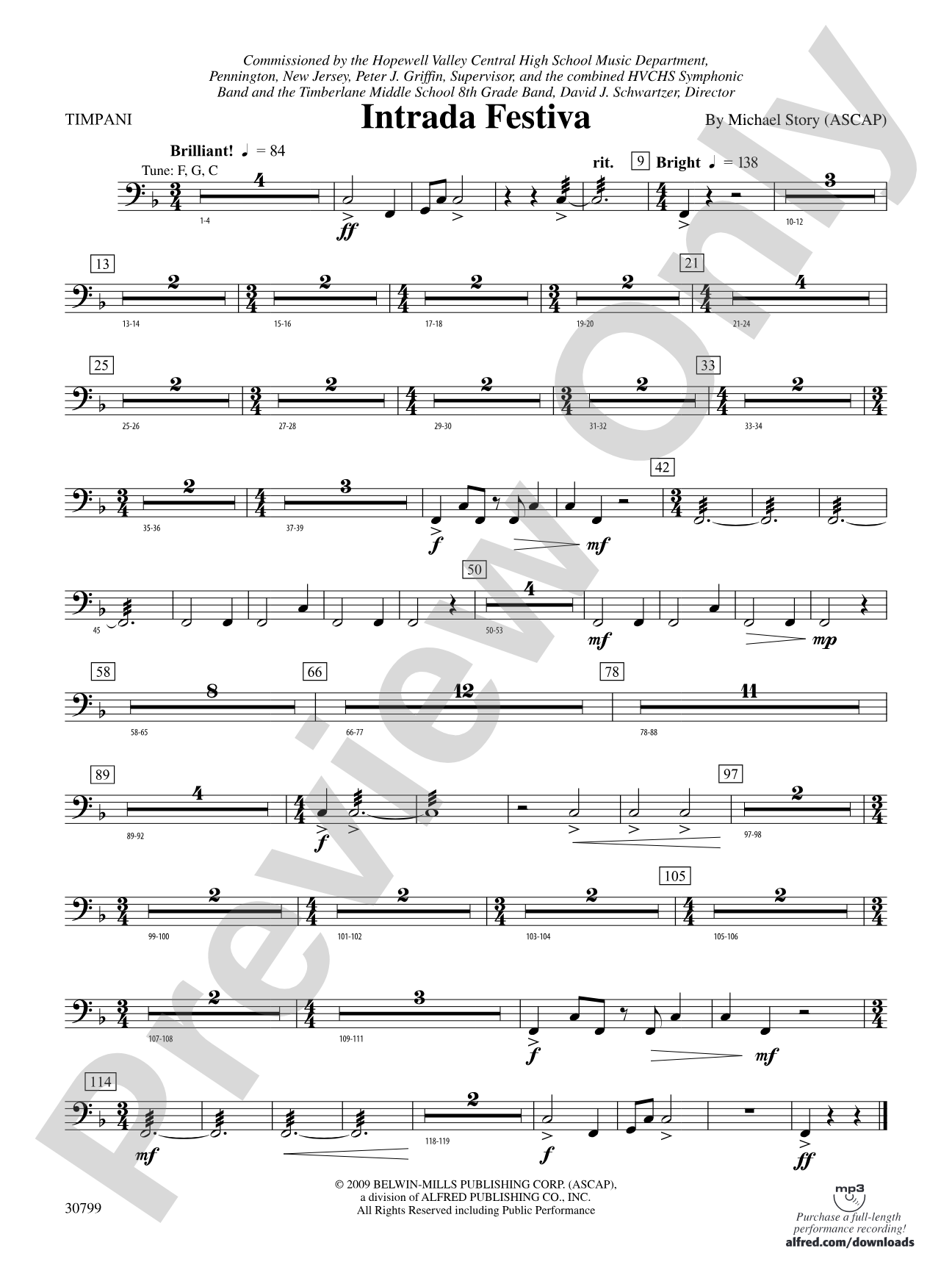 Intrada Festiva: Timpani