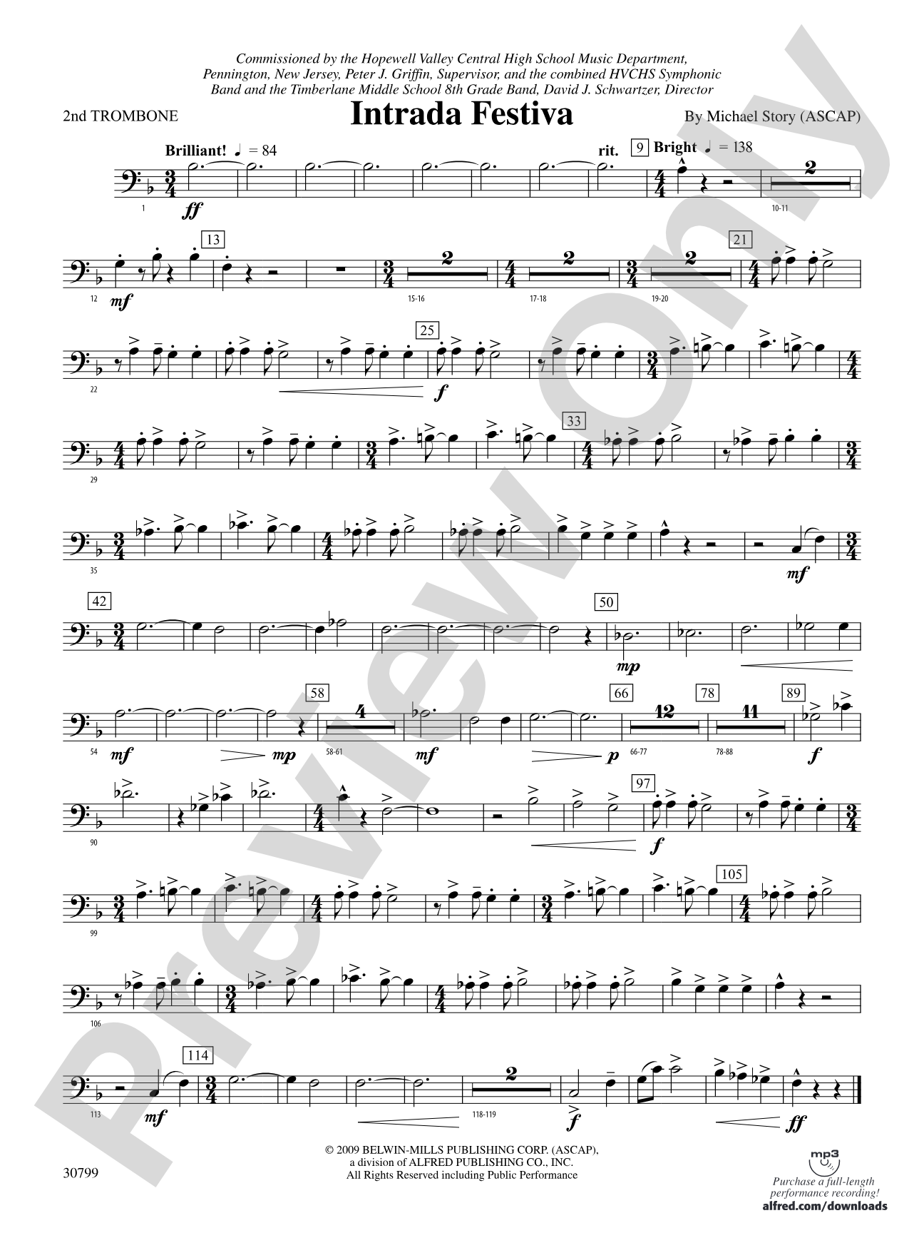 Intrada Festiva: 2nd Trombone