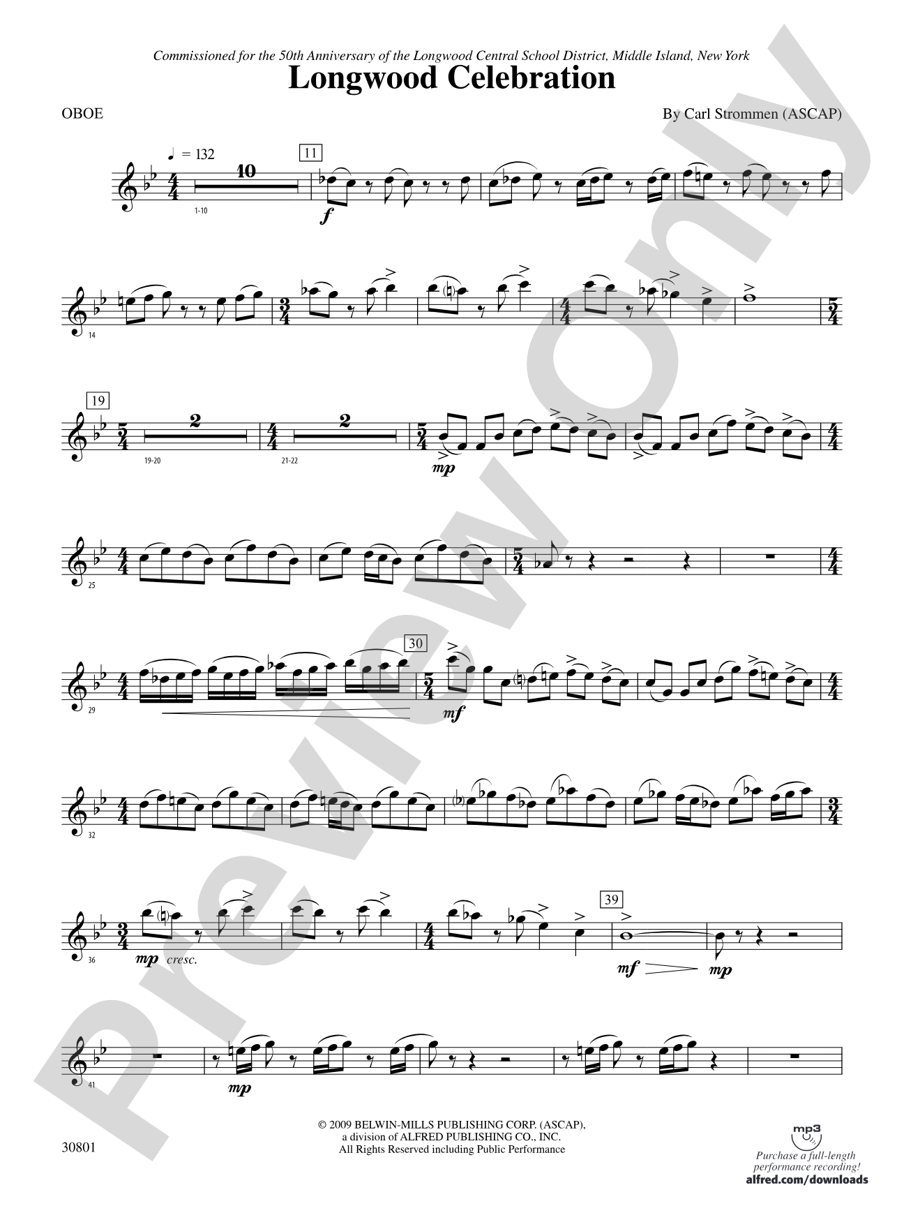 Longwood Celebration: Oboe