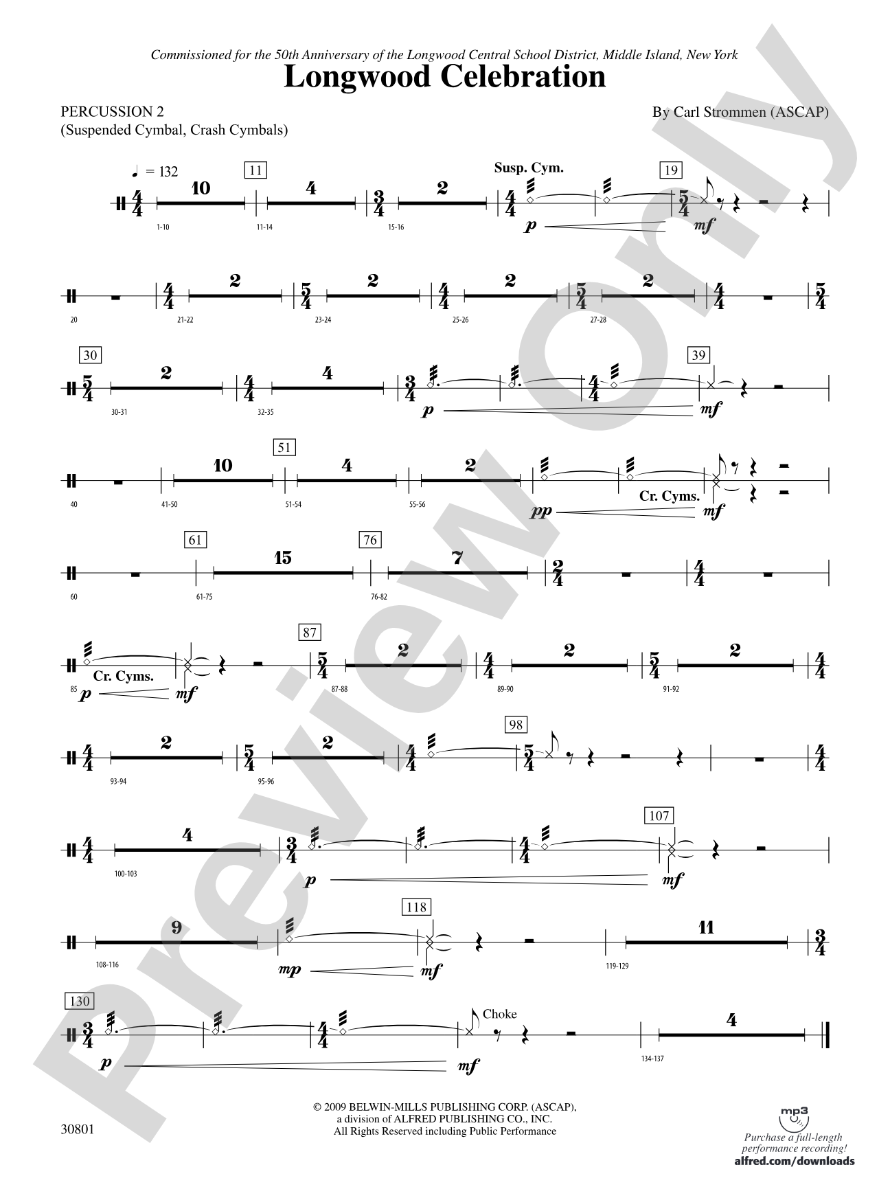 Longwood Celebration: 2nd Percussion