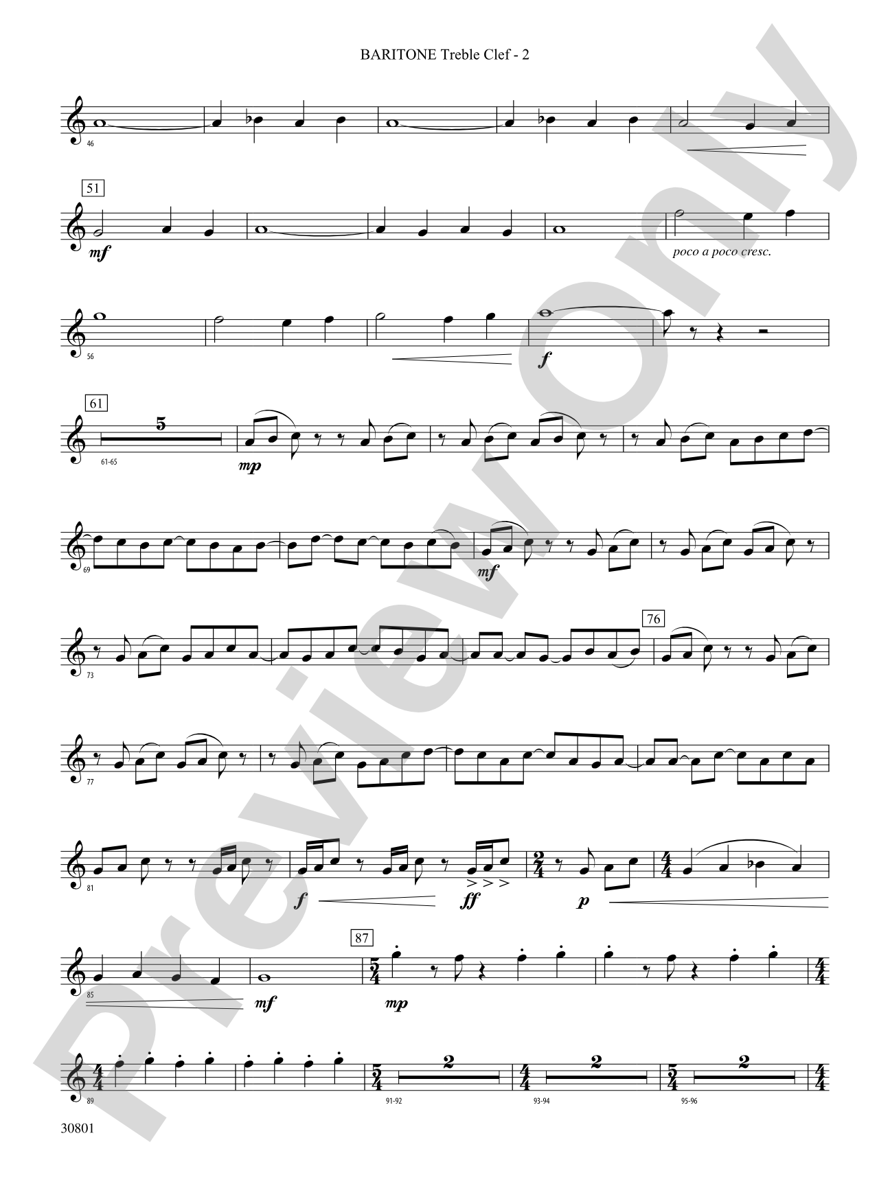 Longwood Celebration: (wp) Baritone T.C.