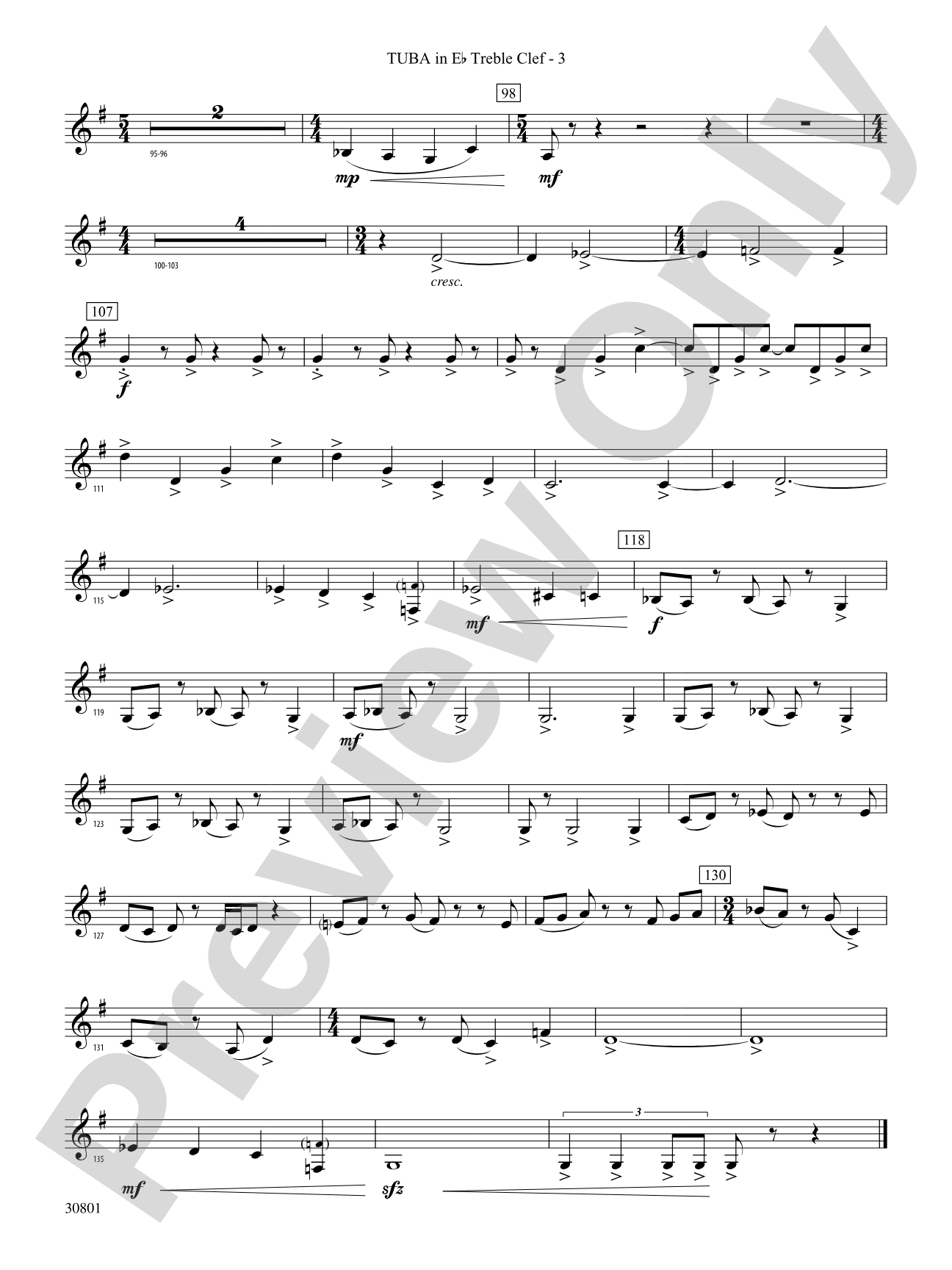 Longwood Celebration: (wp) E-flat Tuba T.C.