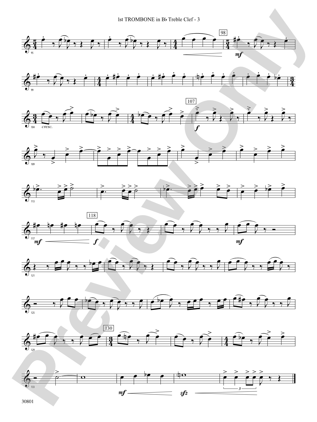 Longwood Celebration: (wp) 1st B-flat Trombone T.C.