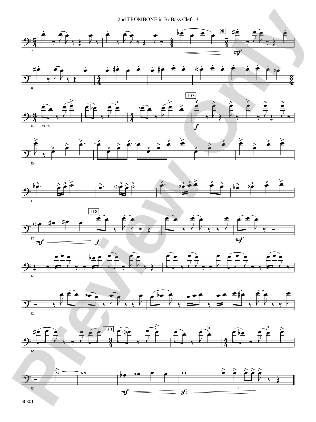 Longwood Celebration: (wp) 2nd B-flat Trombone B.C.