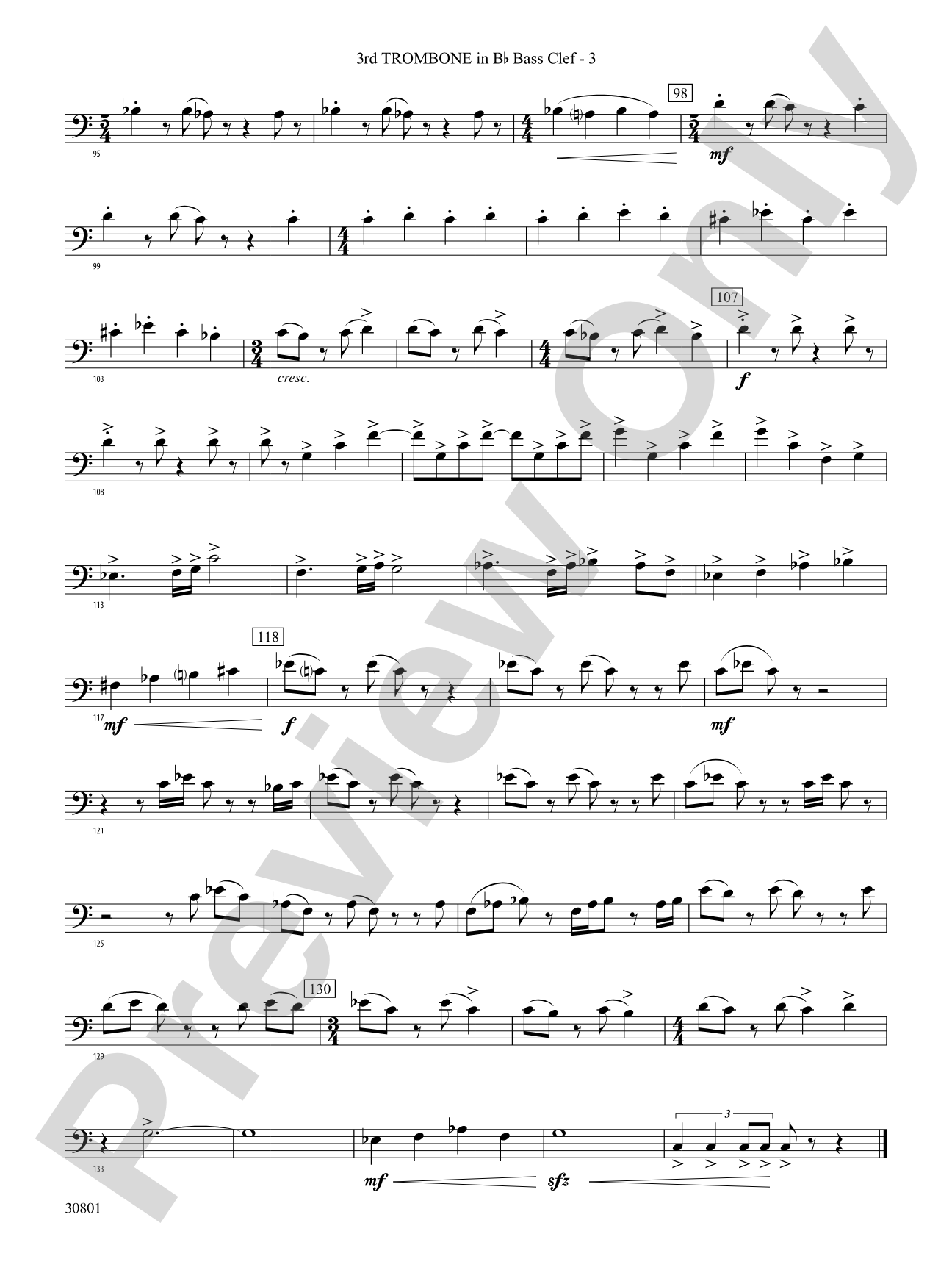 Longwood Celebration: (wp) 3rd B-flat Trombone B.C.