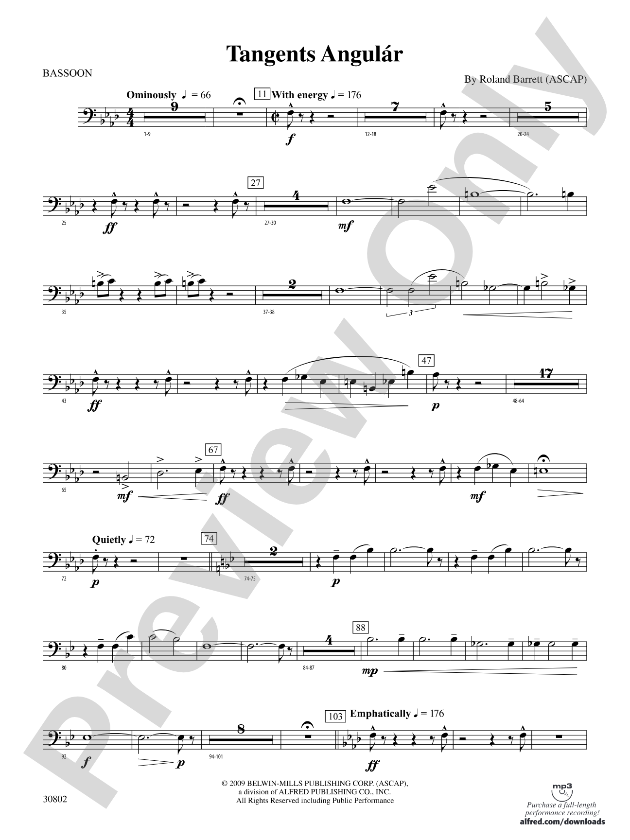 Tangents Angulár: Bassoon
