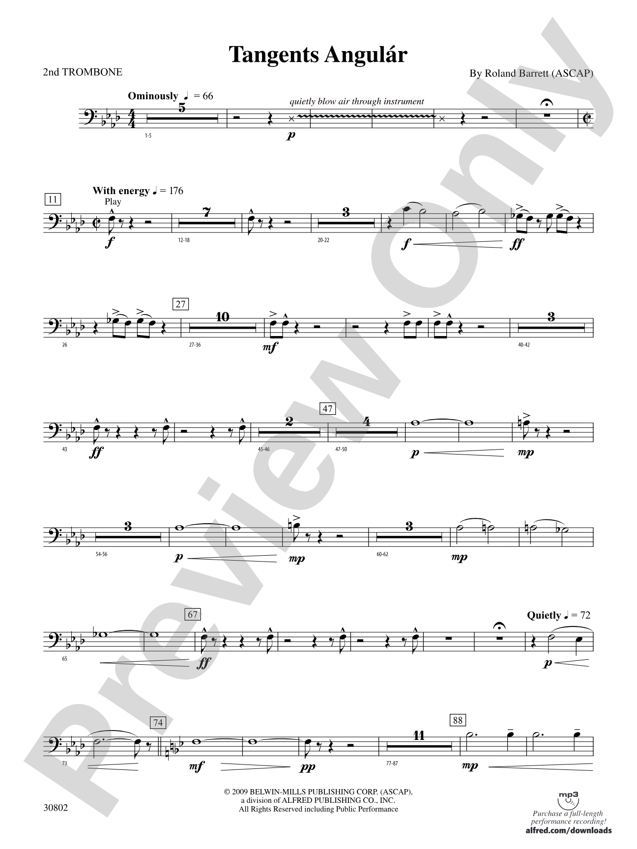 Tangents Angulár: 2nd Trombone