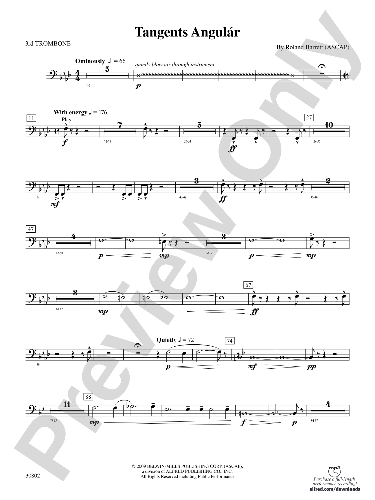 Tangents Angulár: 3rd Trombone