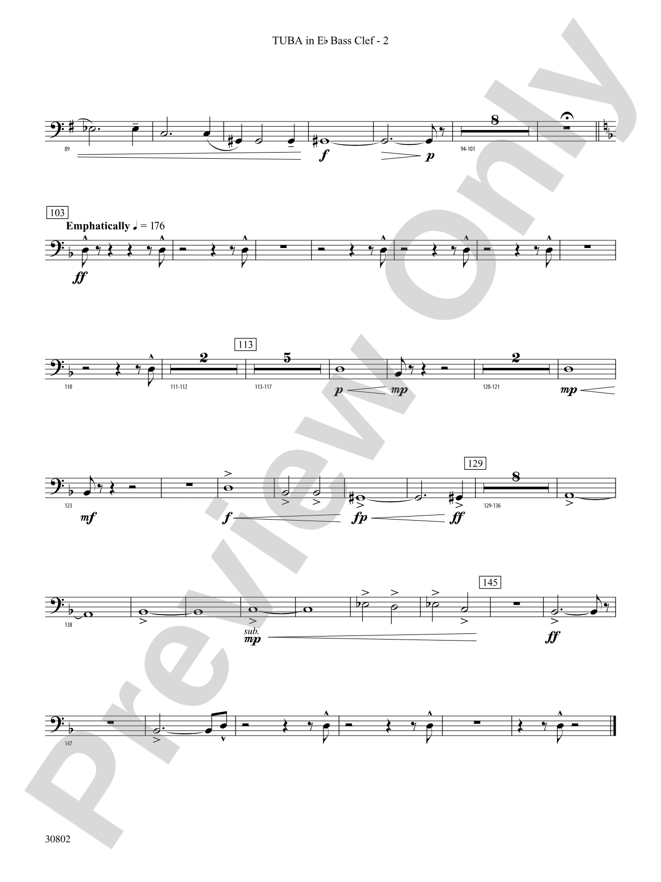 Tangents Angulár: (wp) E-flat Tuba B.C.