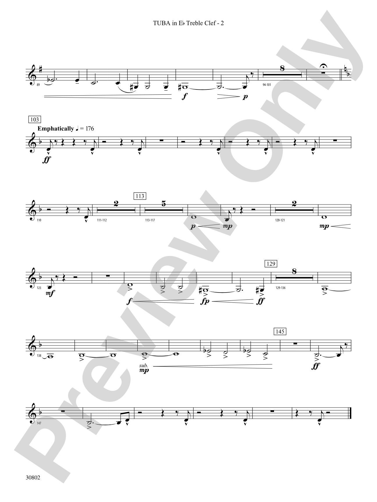 Tangents Angulár: (wp) E-flat Tuba T.C.