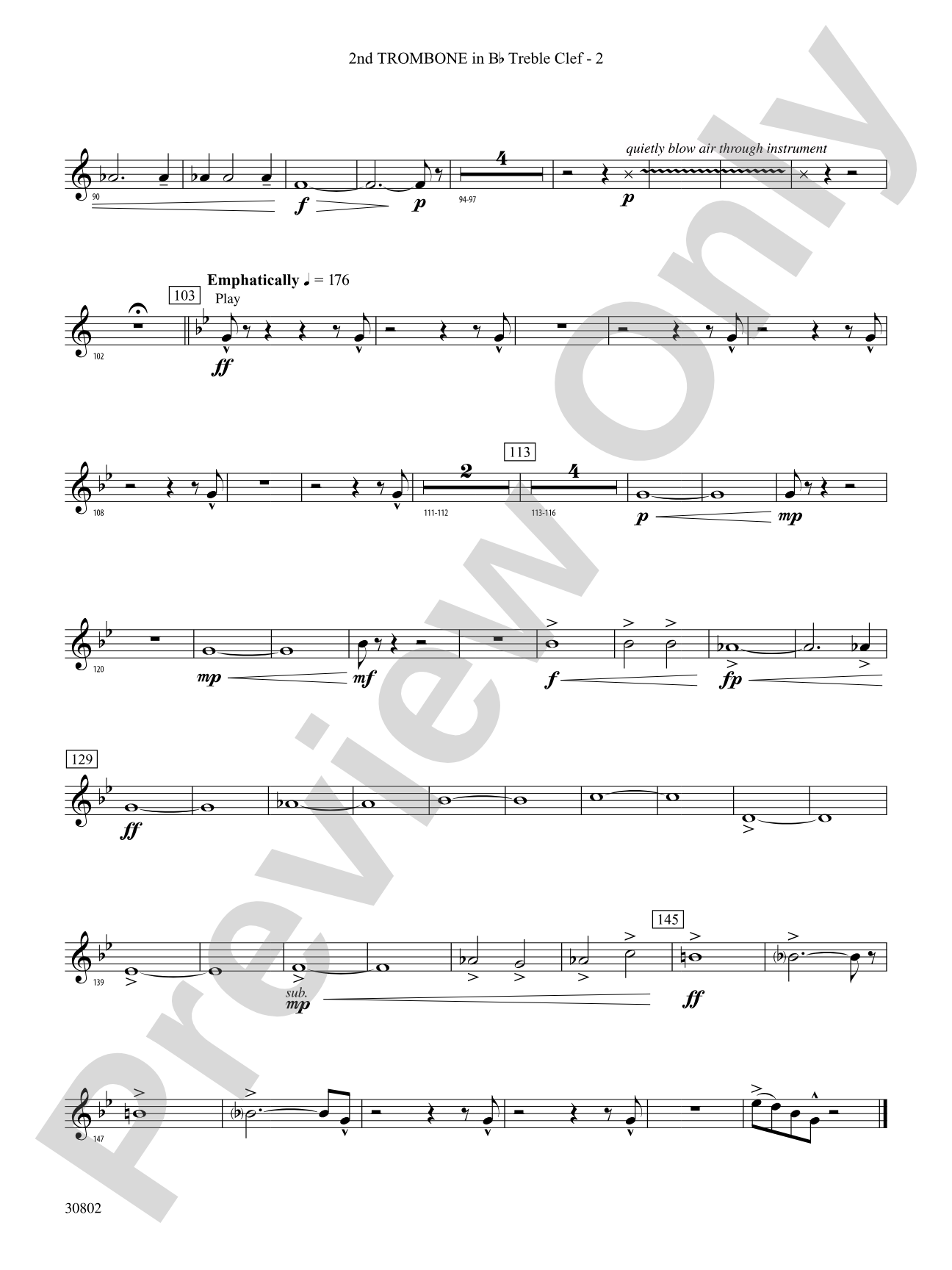 Tangents Angulár: (wp) 2nd B-flat Trombone T.C.