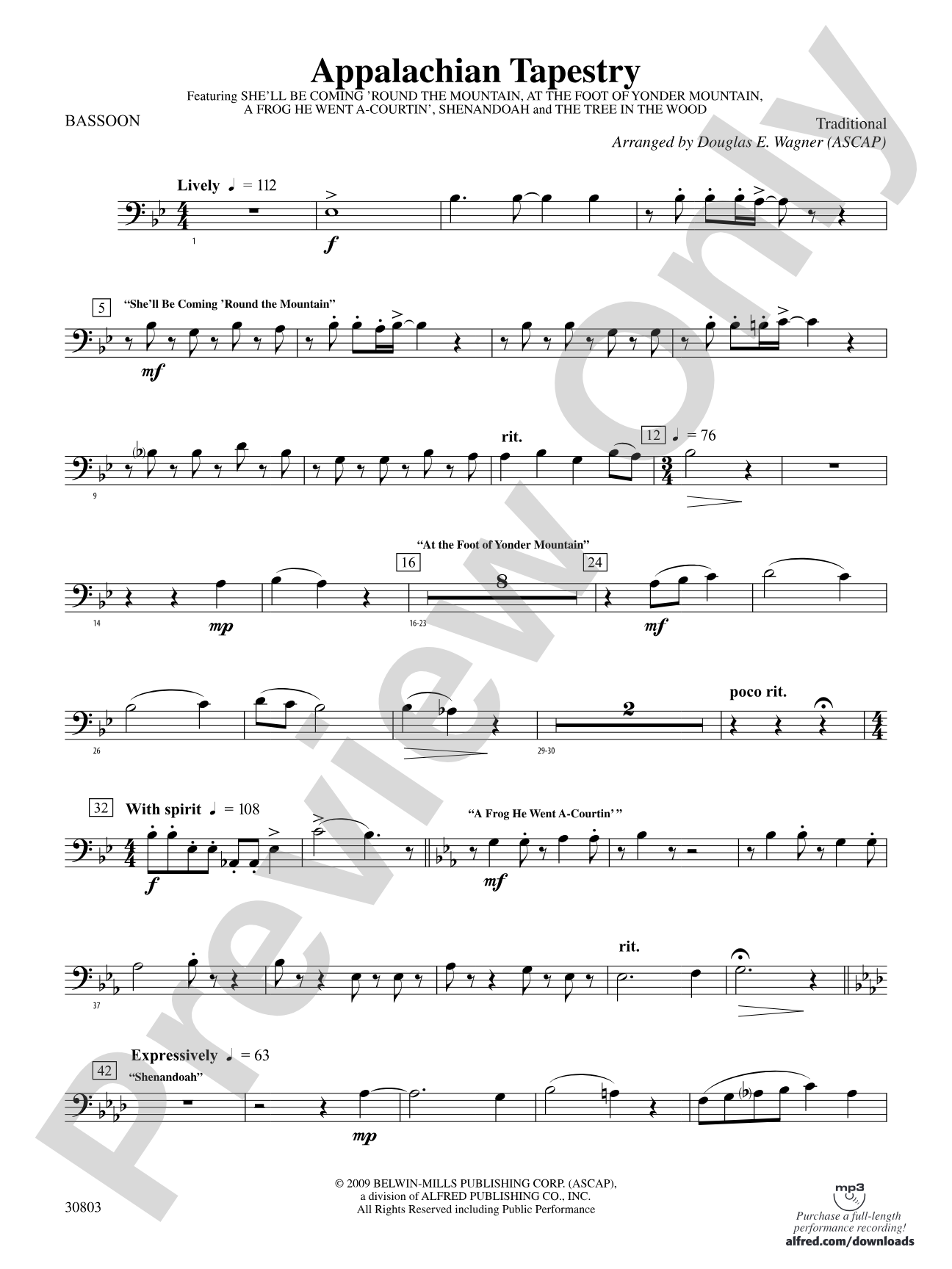 Appalachian Tapestry: Bassoon