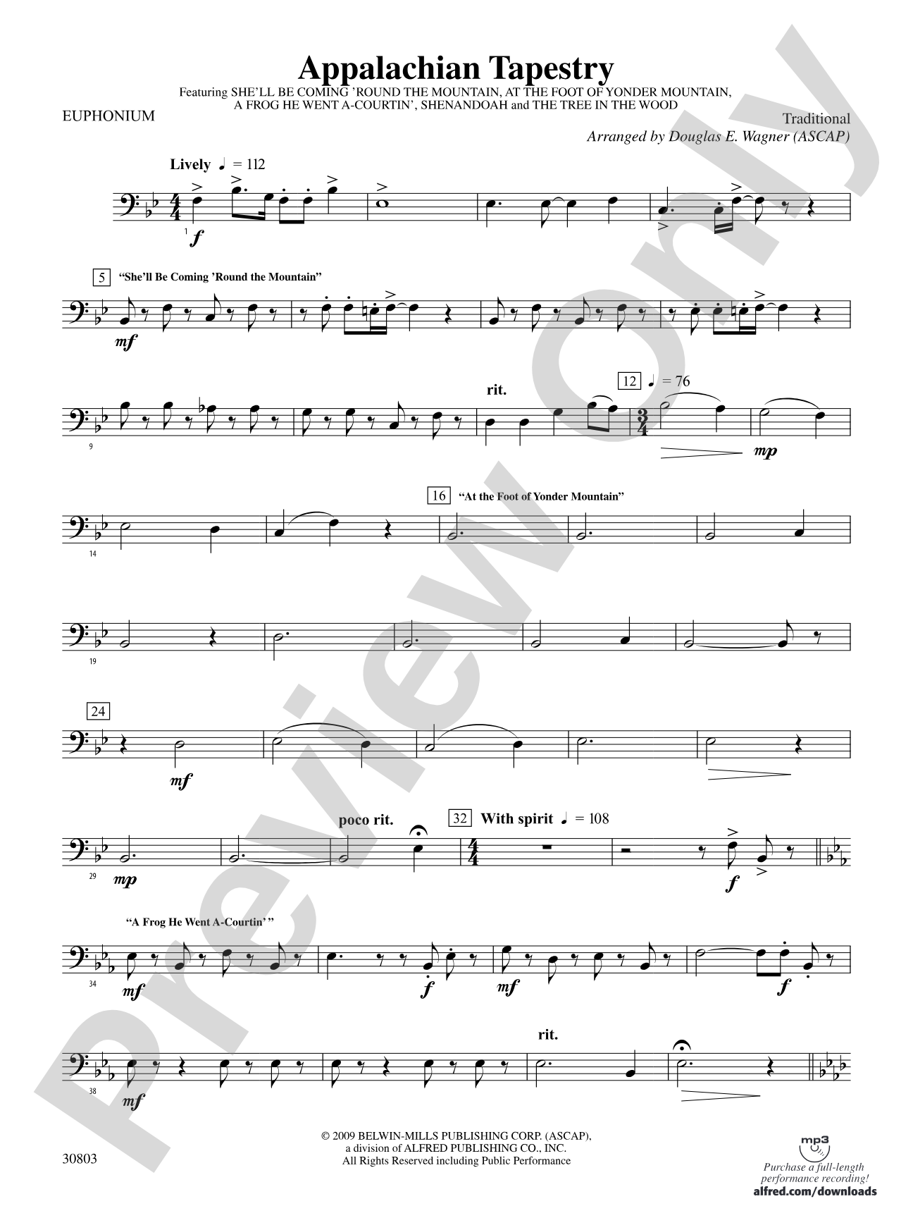 Appalachian Tapestry: Baritone B.C.