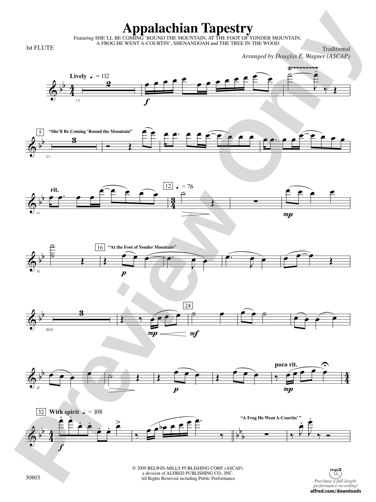 Appalachian Tapestry: Flute