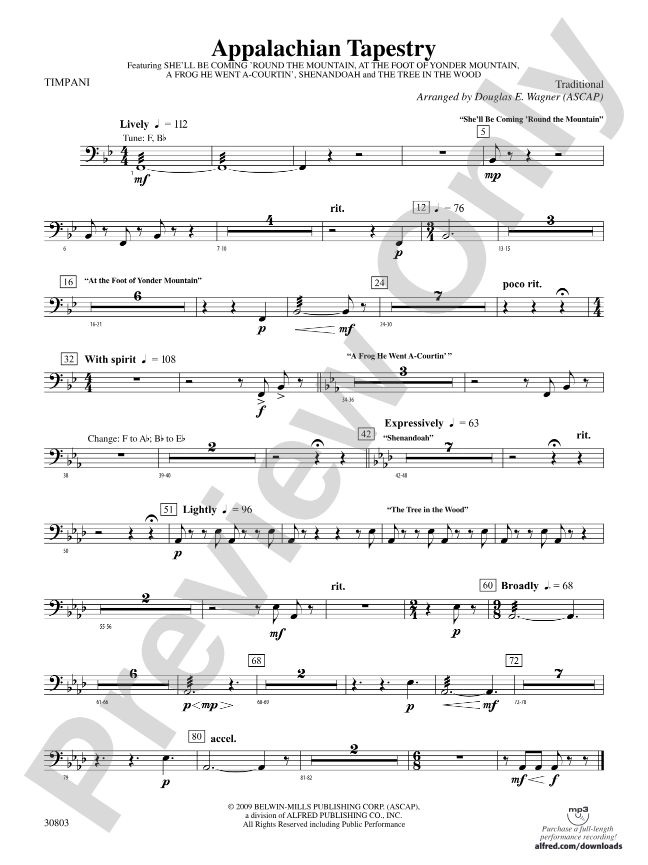 Appalachian Tapestry: Timpani