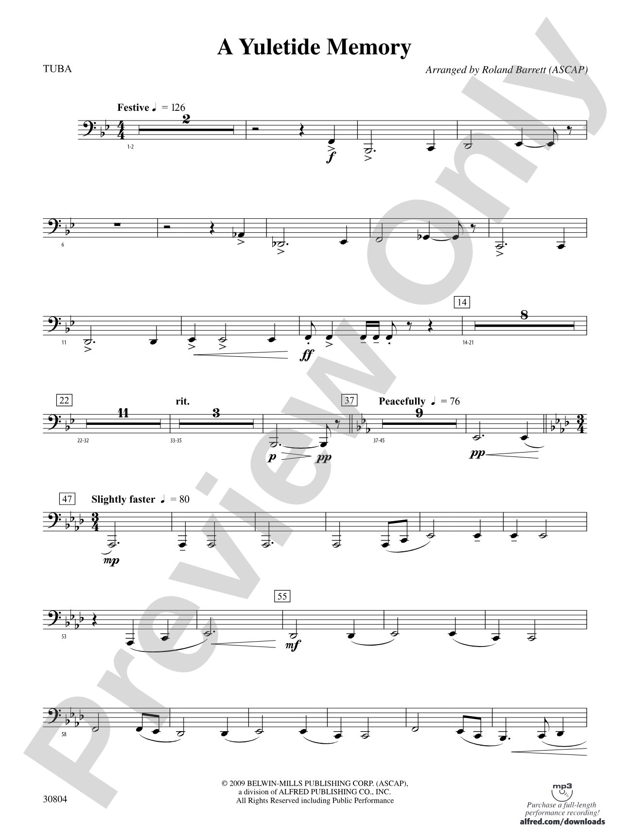 A Yuletide Memory: Tuba