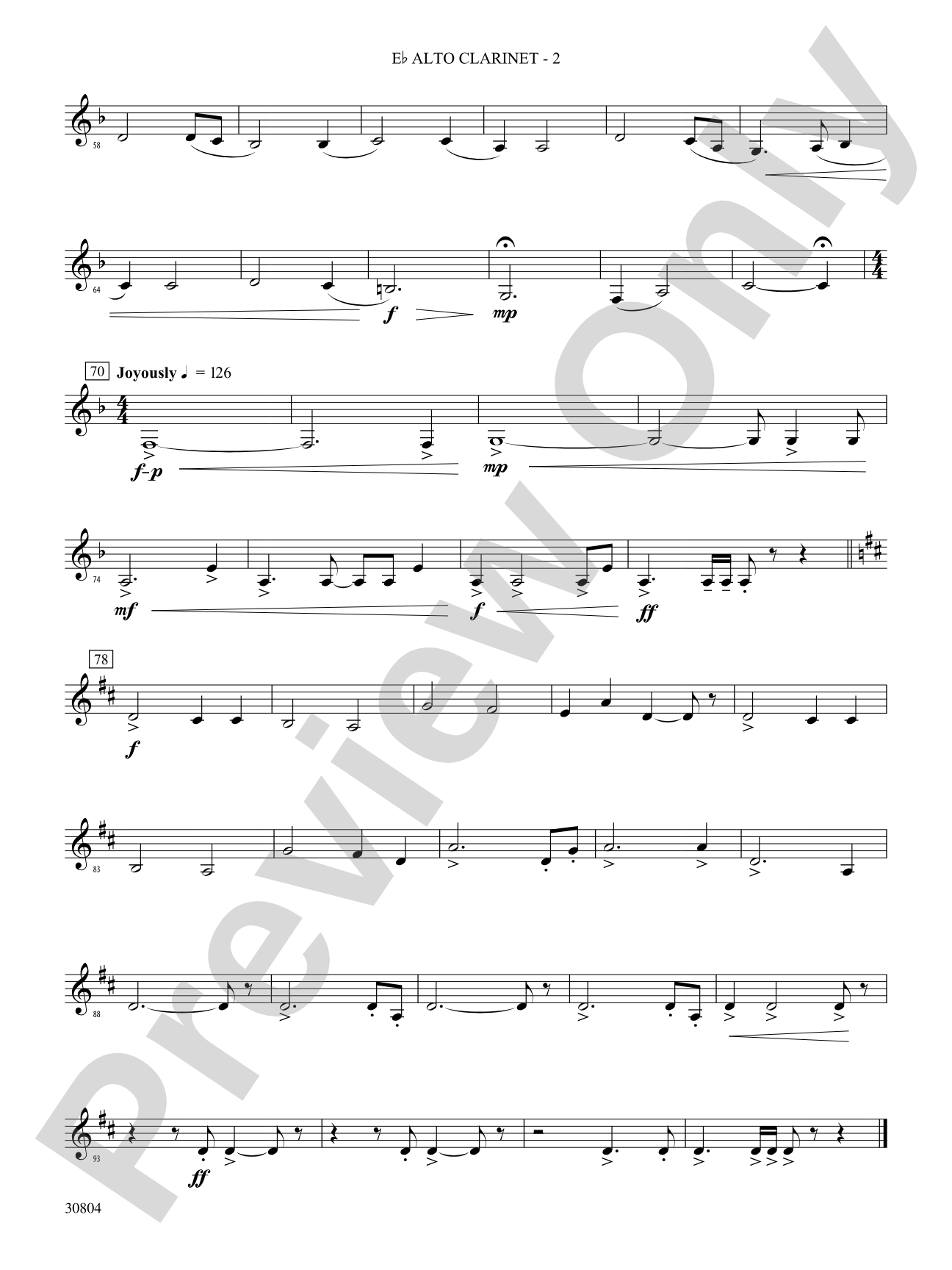 A Yuletide Memory: (wp) E-flat Alto Clarinet