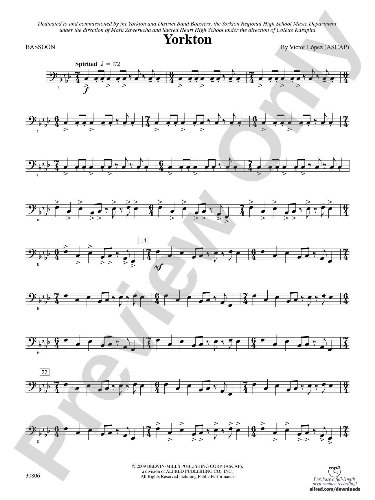 Yorkton: Bassoon