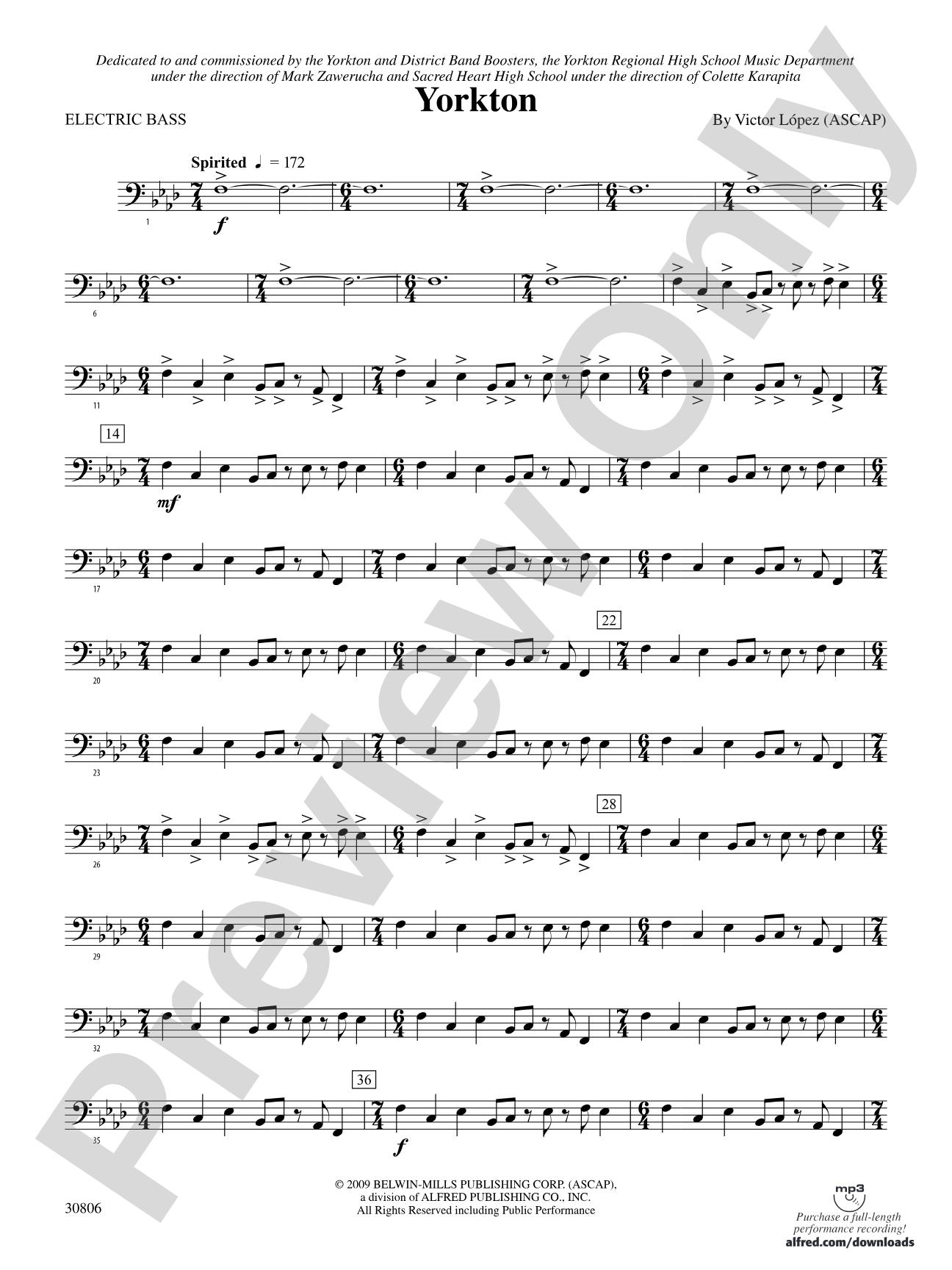 Yorkton: Electric Bass