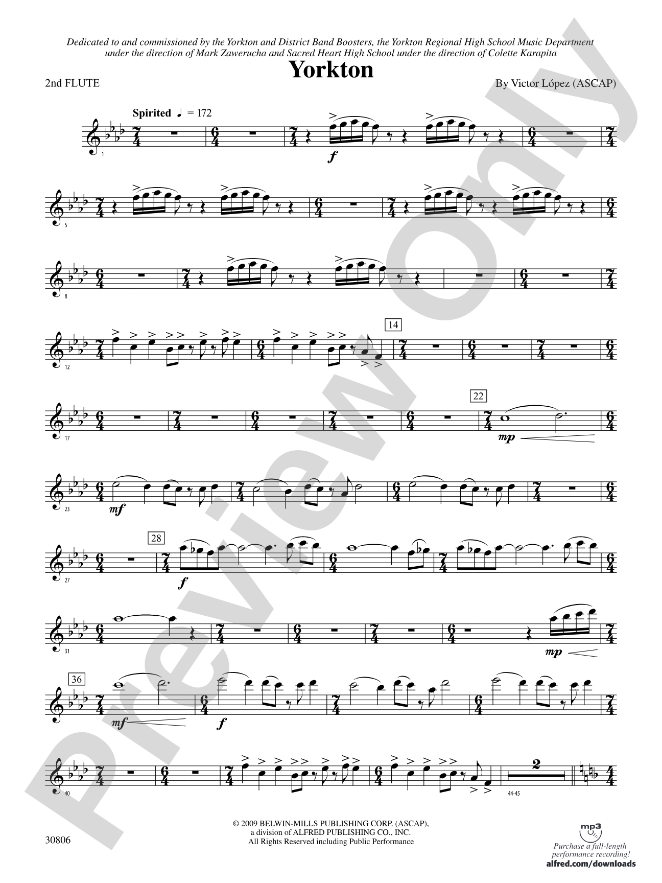 Yorkton: 2nd Flute