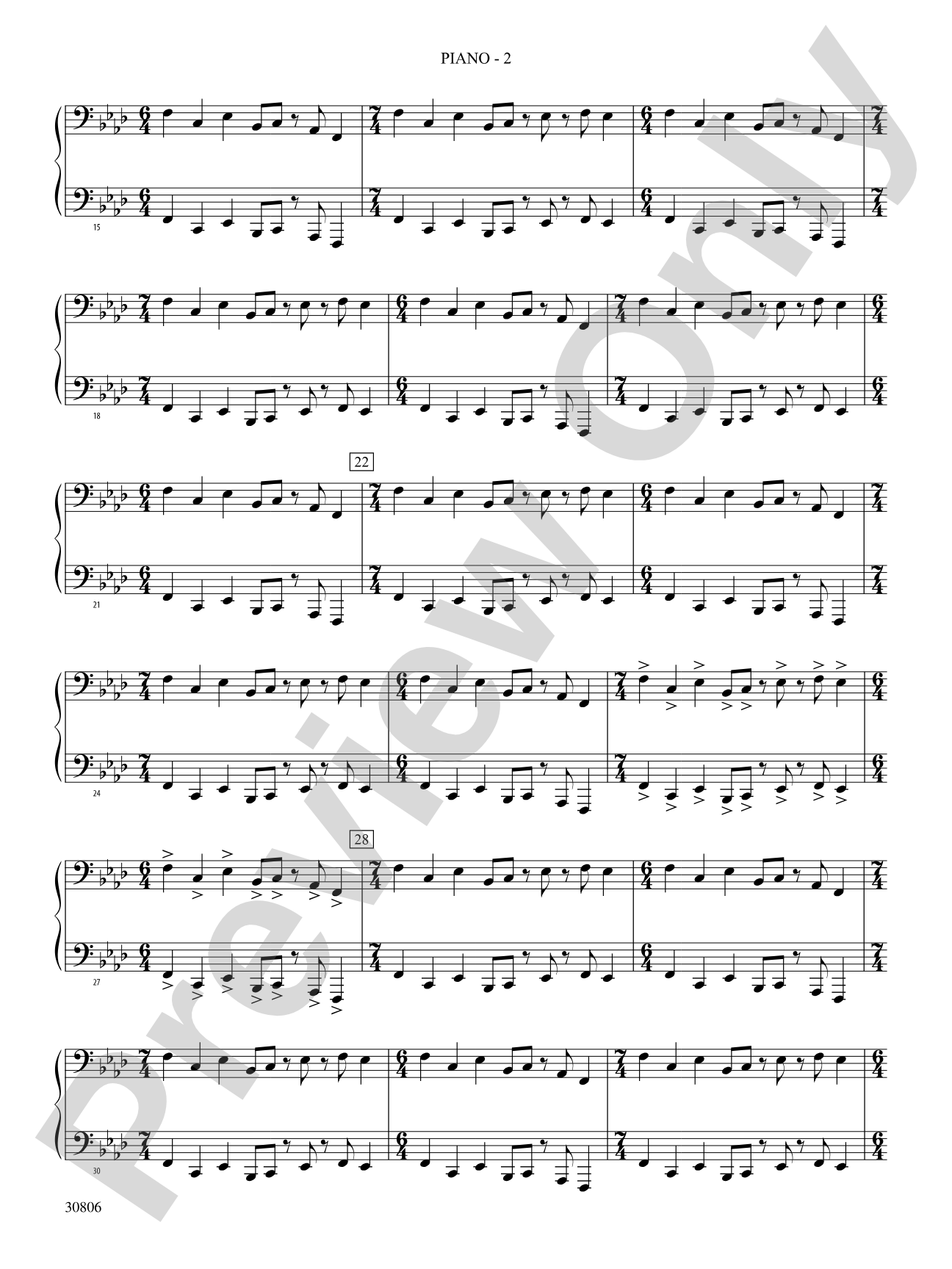 Yorkton: Piano Accompaniment