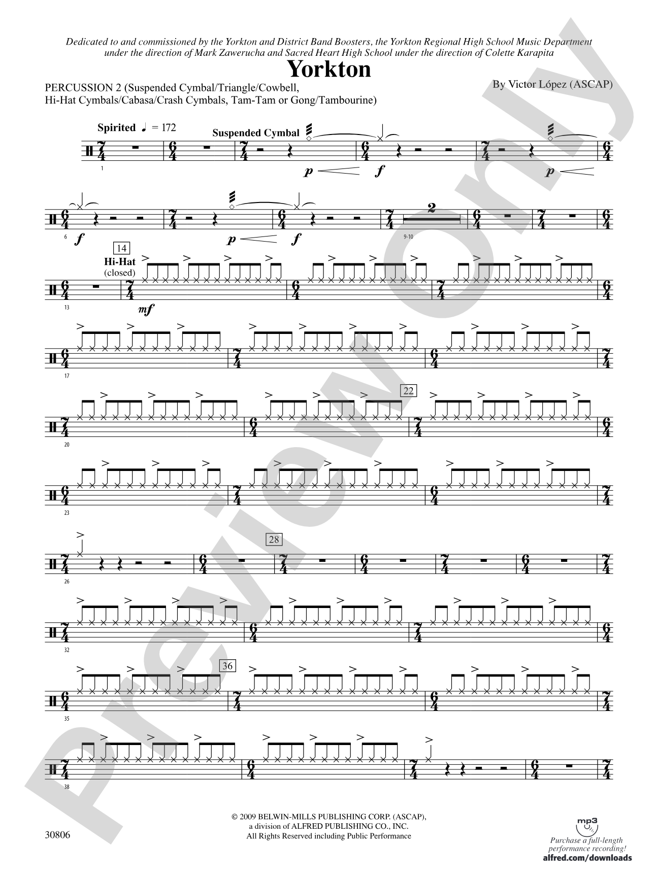 Yorkton: 2nd Percussion