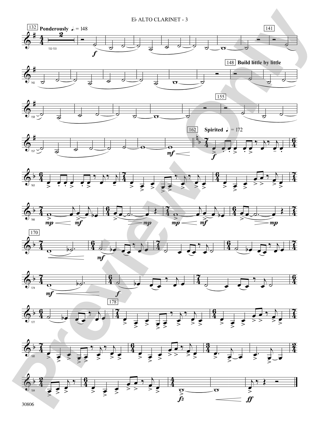 Yorkton: (wp) E-flat Alto Clarinet