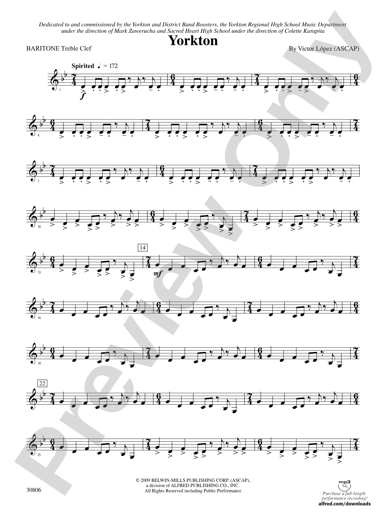 Yorkton: (wp) Baritone T.C.