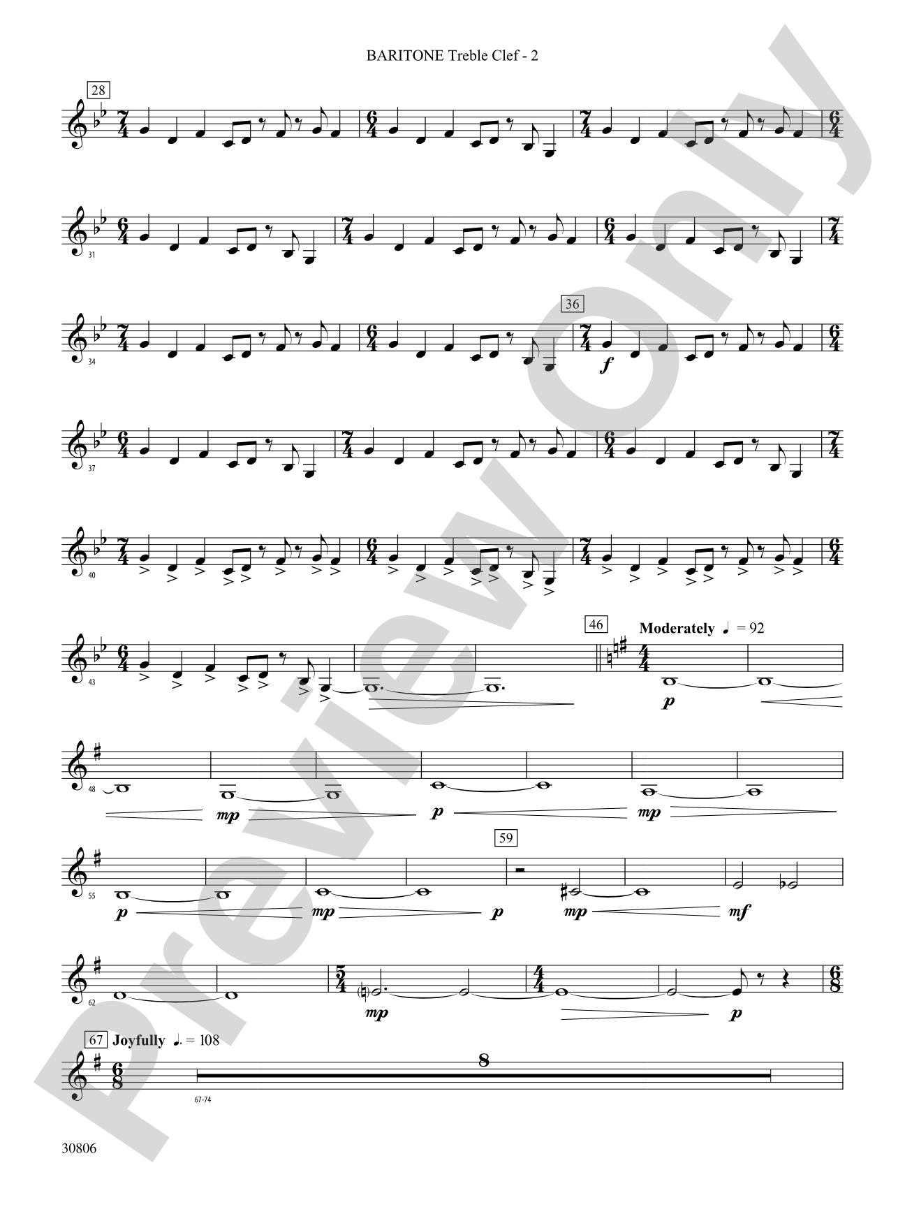 Yorkton: (wp) Baritone T.C.