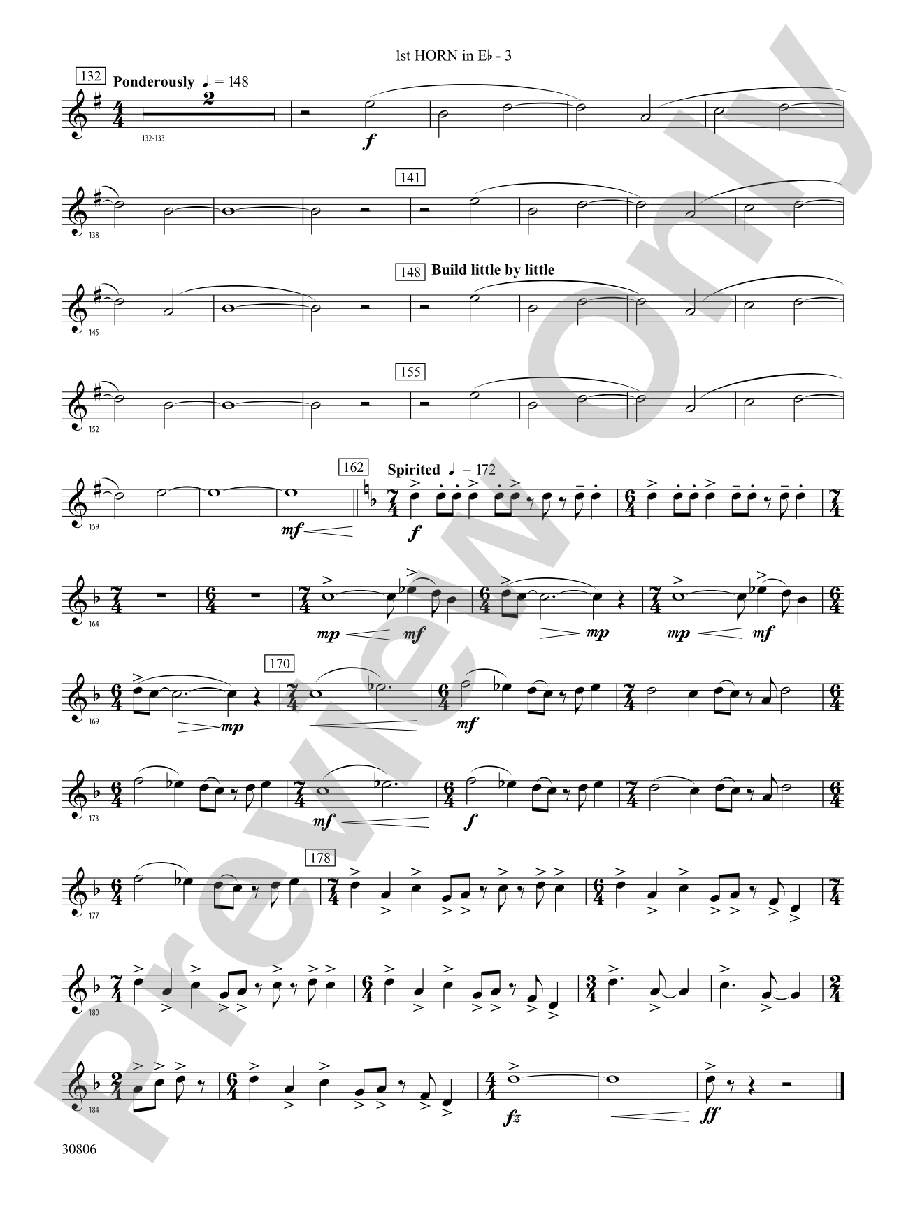 Yorkton: (wp) 1st Horn in E-flat