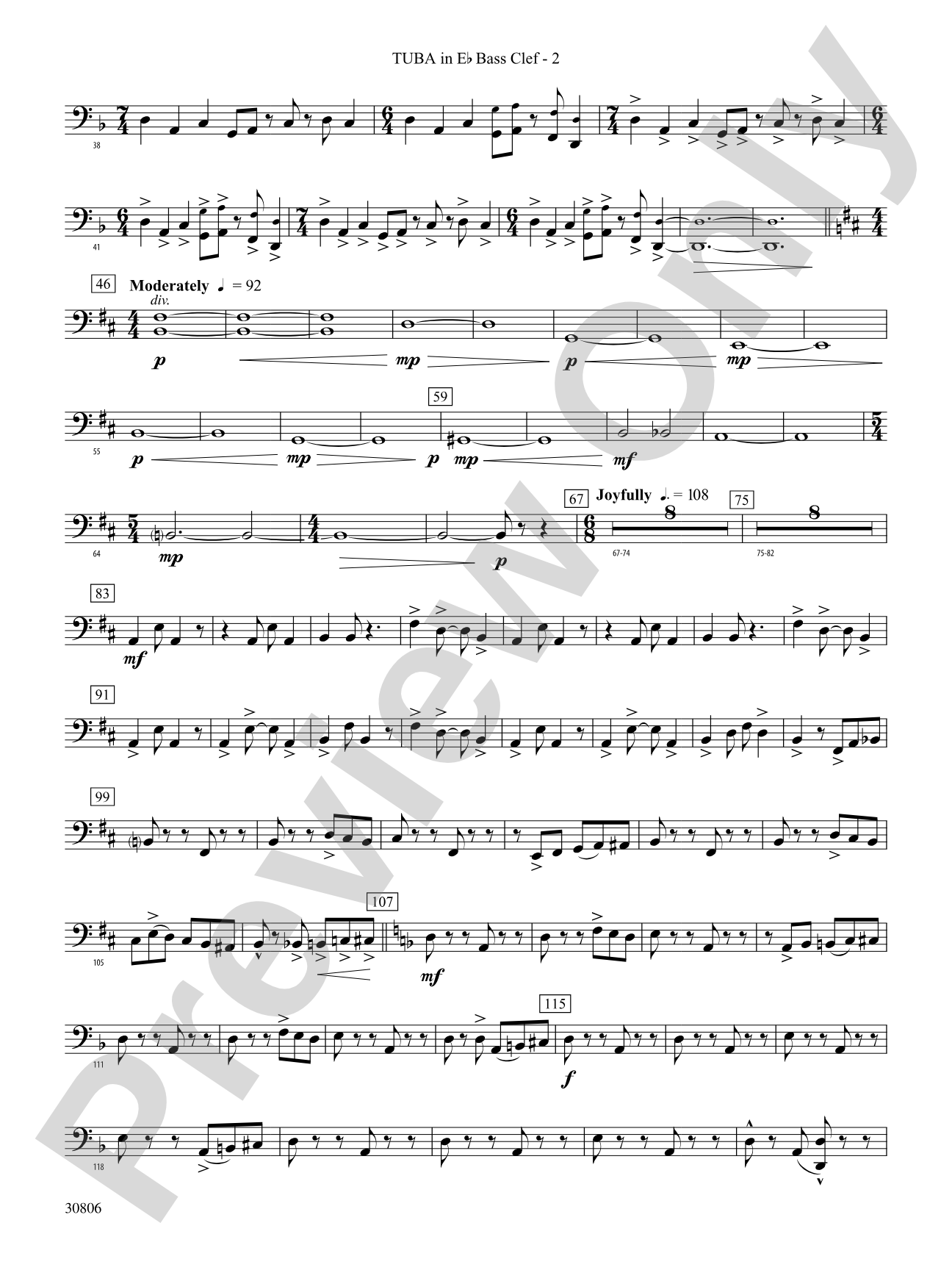 Yorkton: (wp) E-flat Tuba B.C.