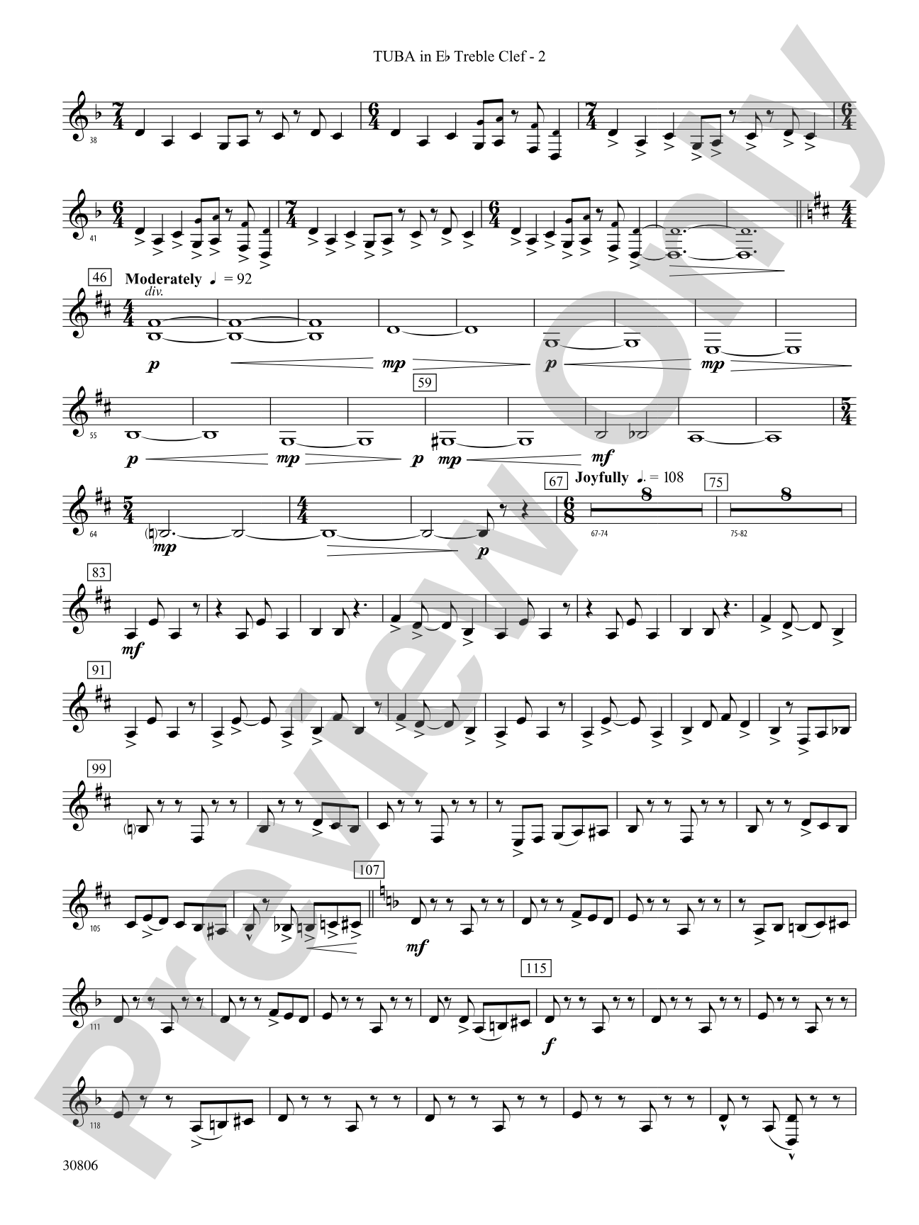 Yorkton: (wp) E-flat Tuba T.C.
