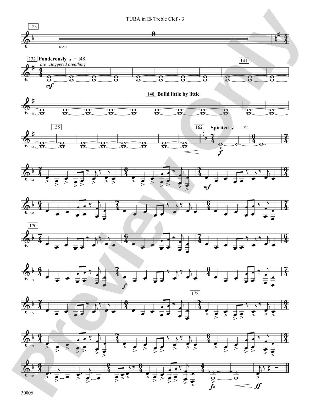 Yorkton: (wp) E-flat Tuba T.C.