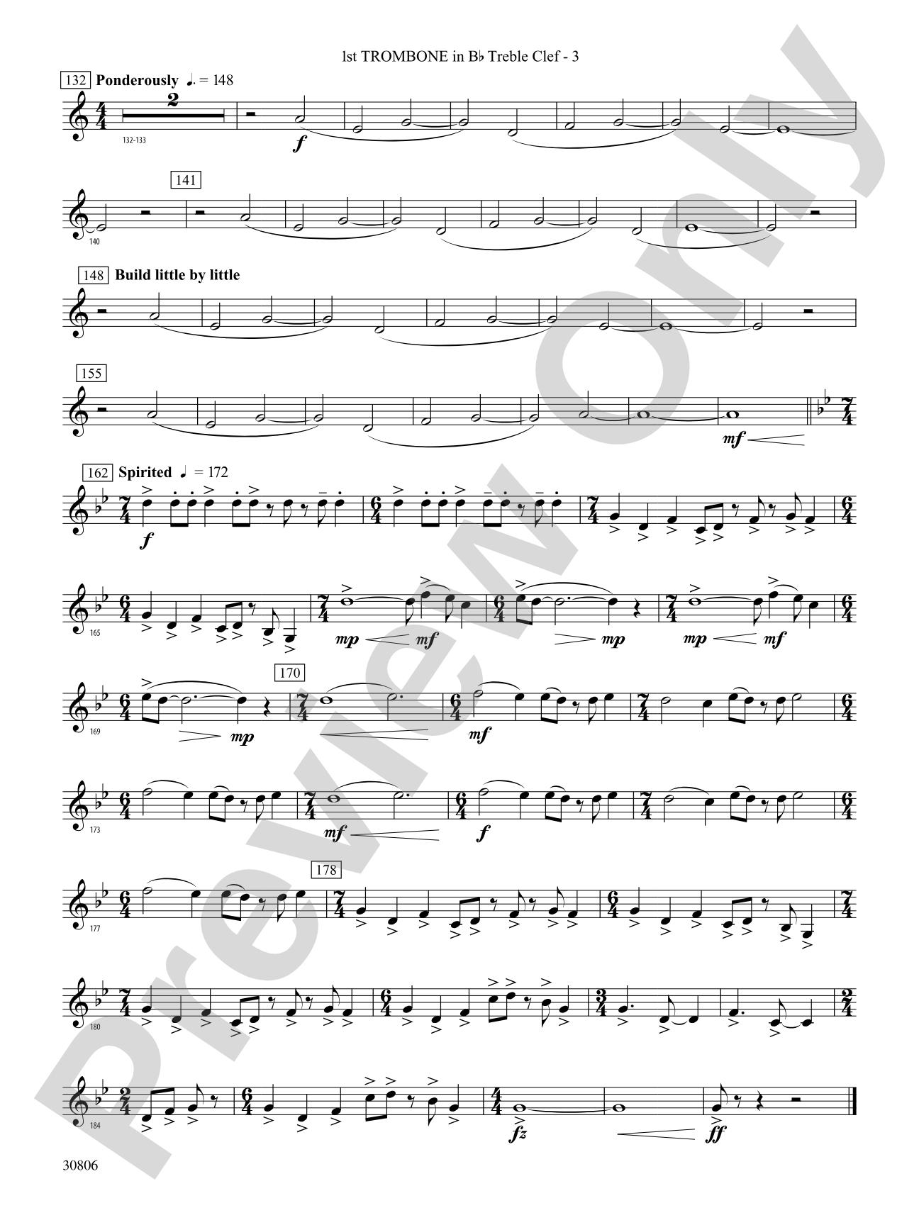 Yorkton: (wp) 1st B-flat Trombone T.C.