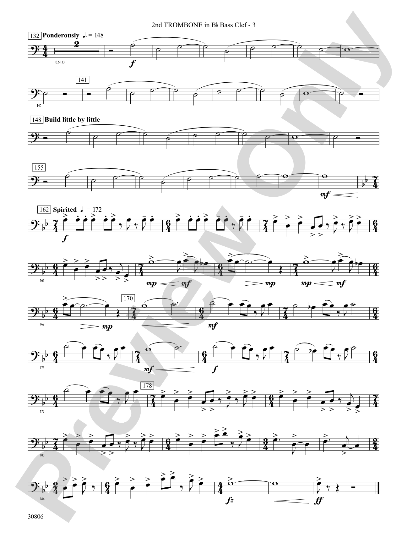 Yorkton: (wp) 2nd B-flat Trombone B.C.