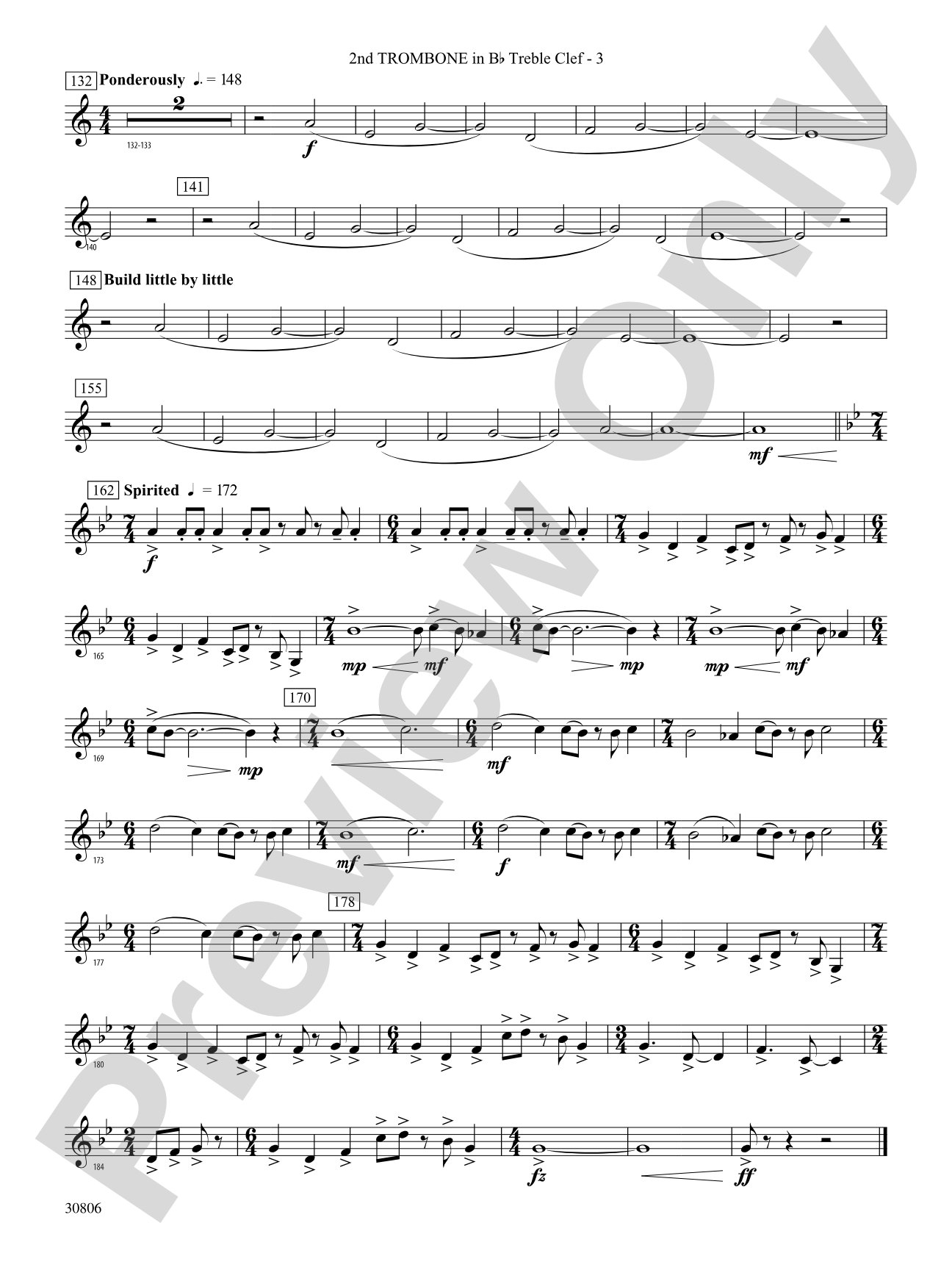 Yorkton: (wp) 2nd B-flat Trombone T.C.