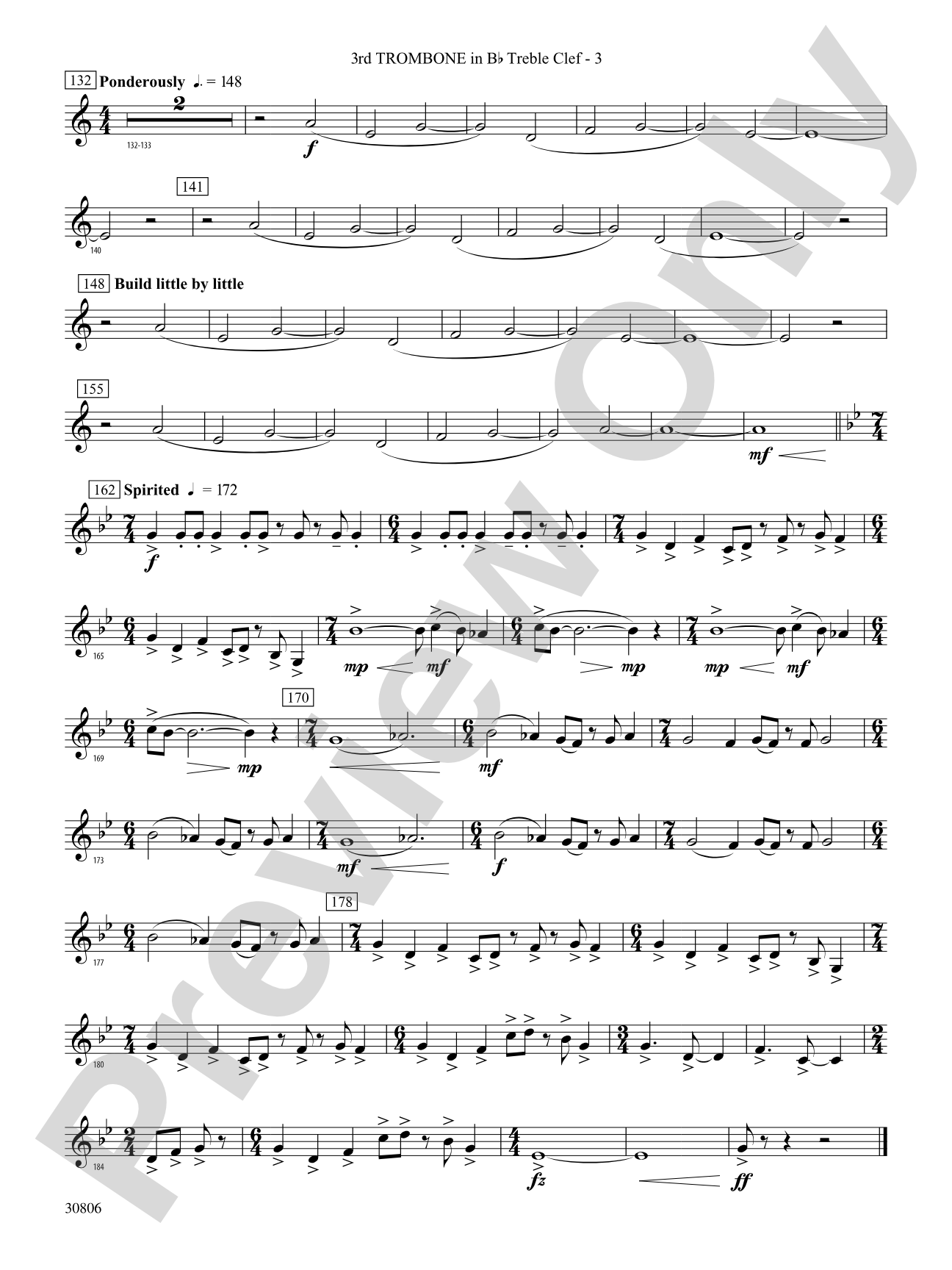 Yorkton: (wp) 3rd B-flat Trombone T.C.