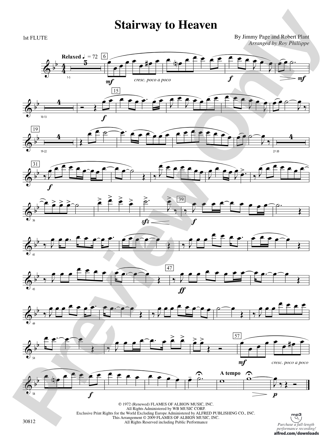 Stairway to Heaven: Flute